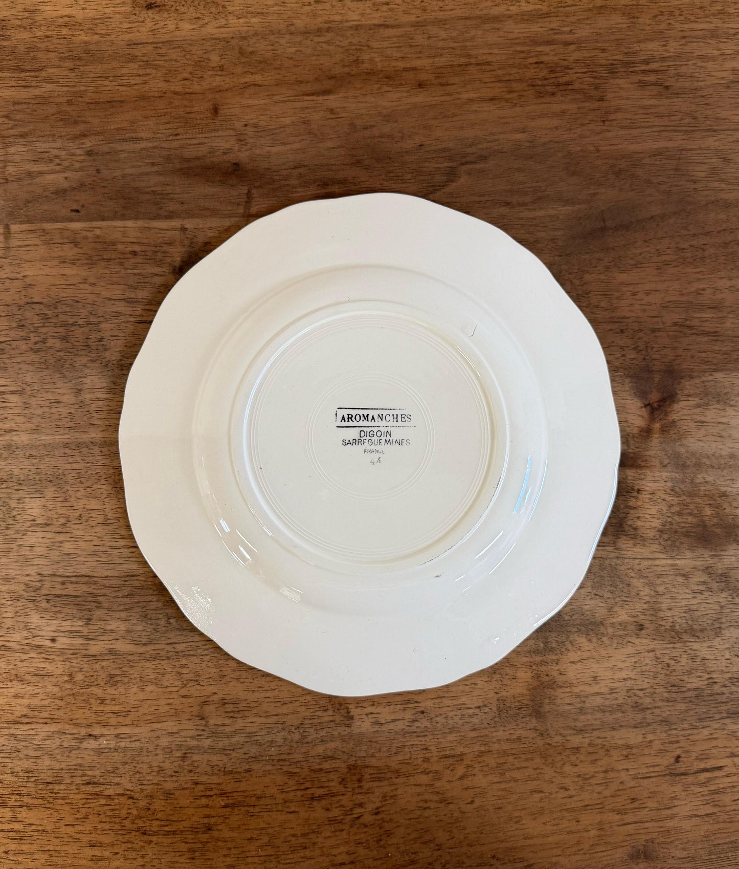 Sarreguemines"ARROMANCHES"Plate