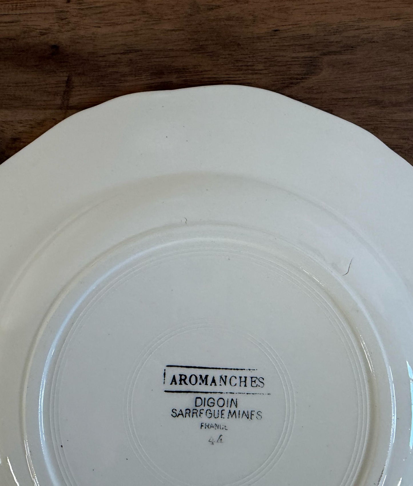 Sarreguemines"ARROMANCHES"Plate