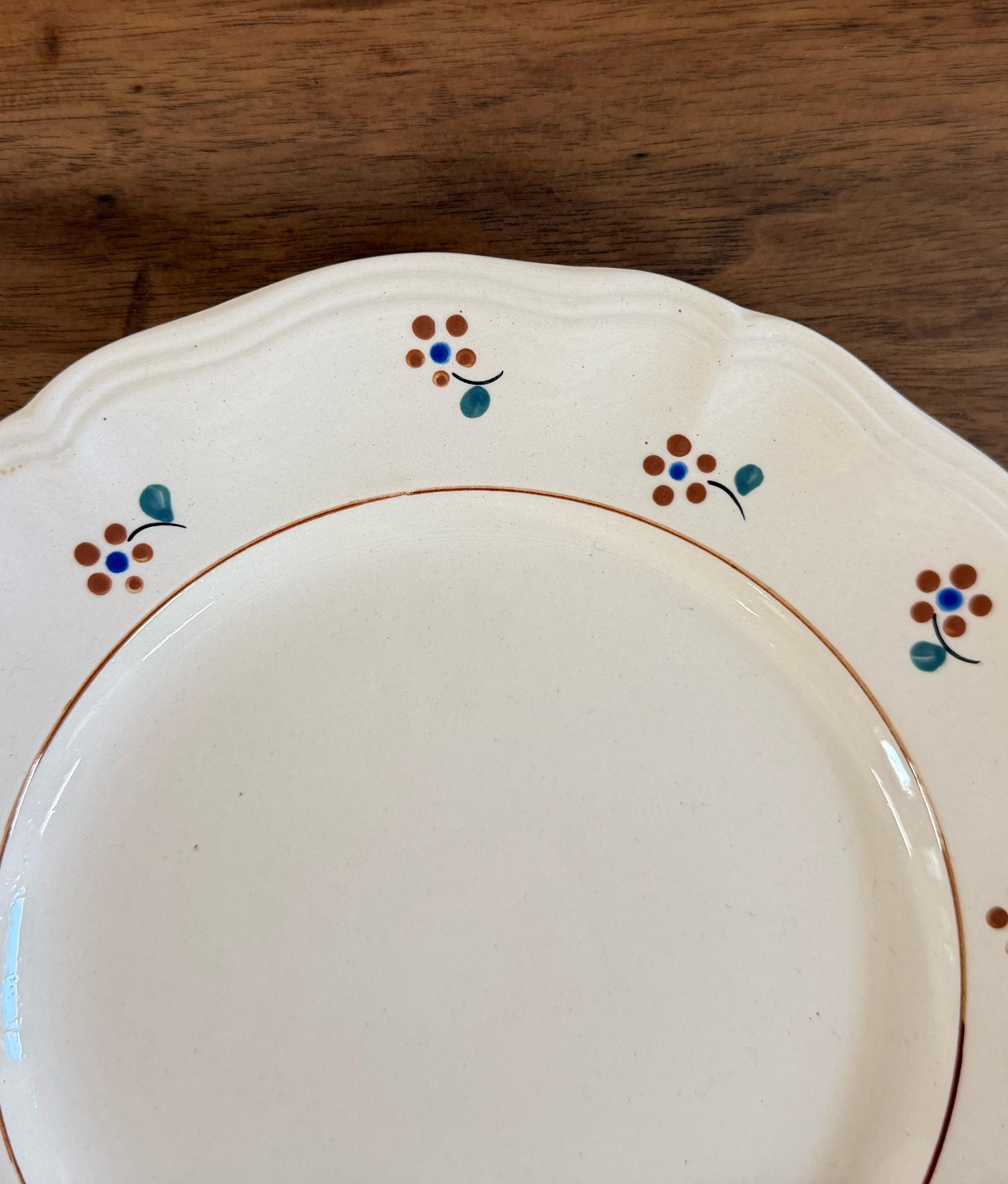 Sarreguemines"ARROMANCHES"Desert Plate