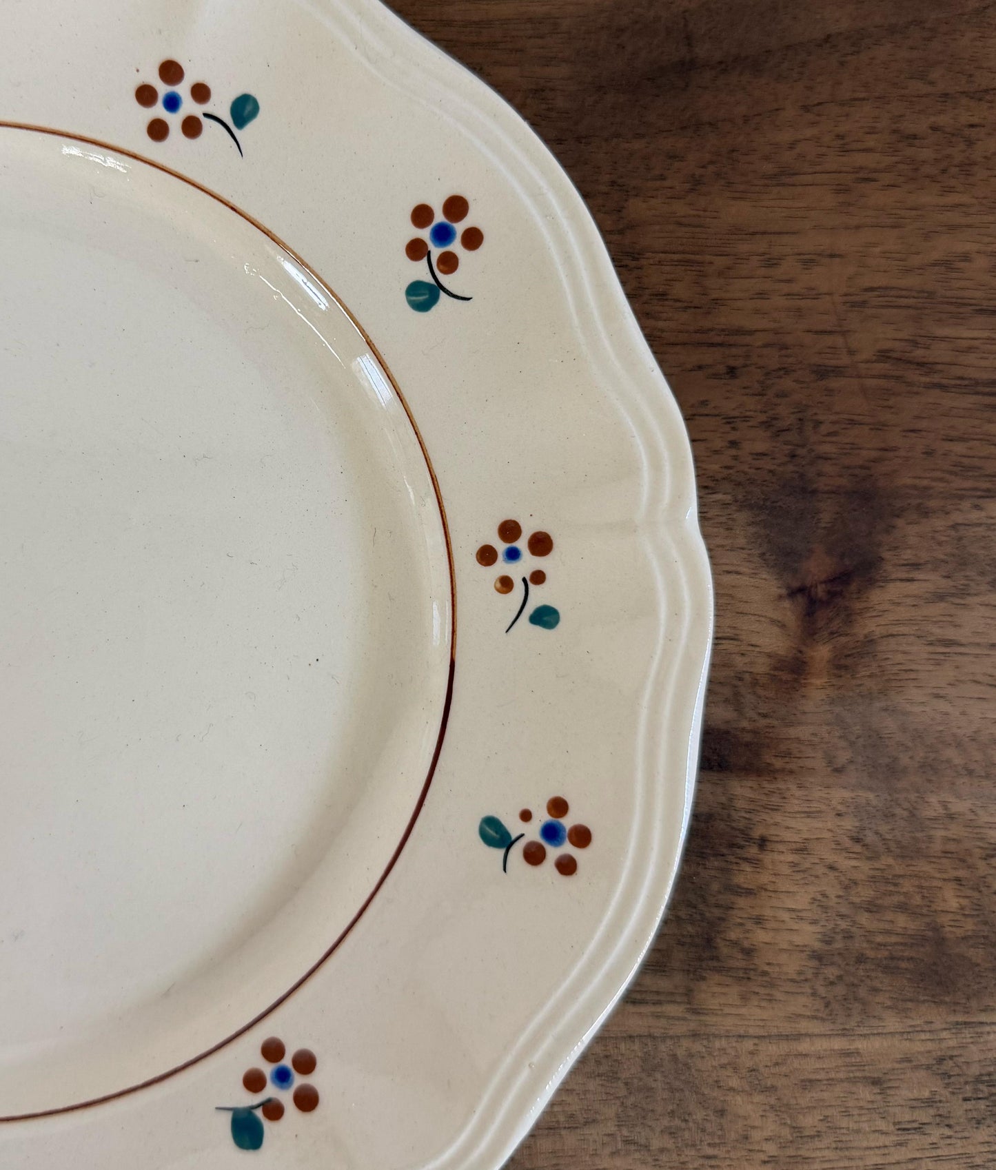 Sarreguemines"ARROMANCHES"Desert Plate