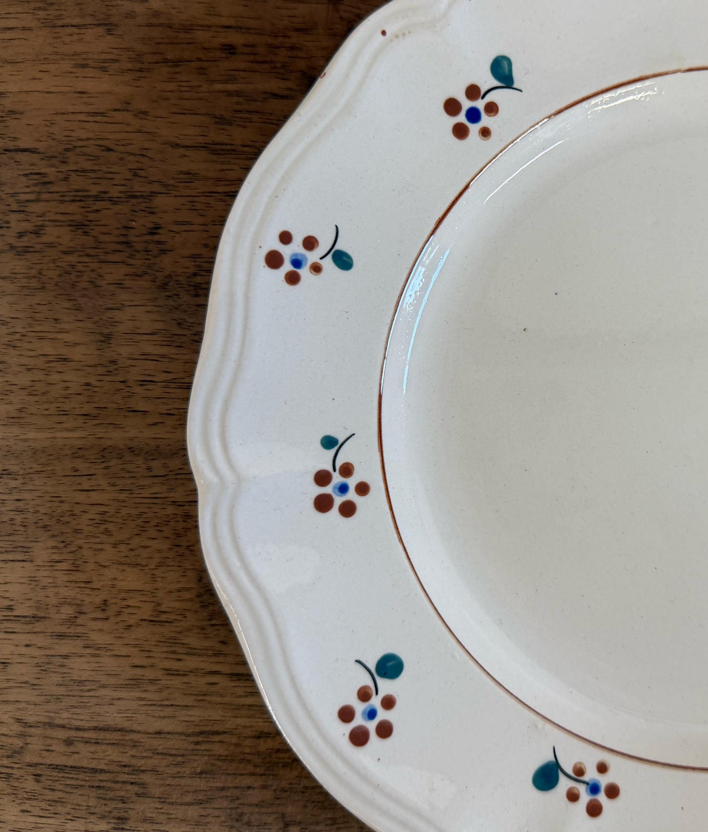 Sarreguemines"ARROMANCHES"Desert Plate