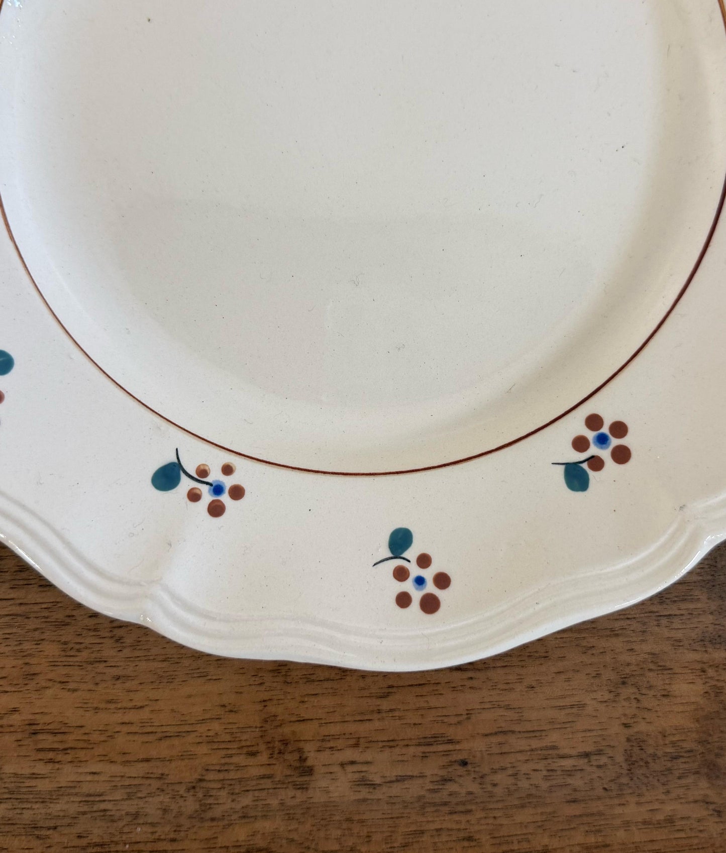 Sarreguemines"ARROMANCHES"Desert Plate