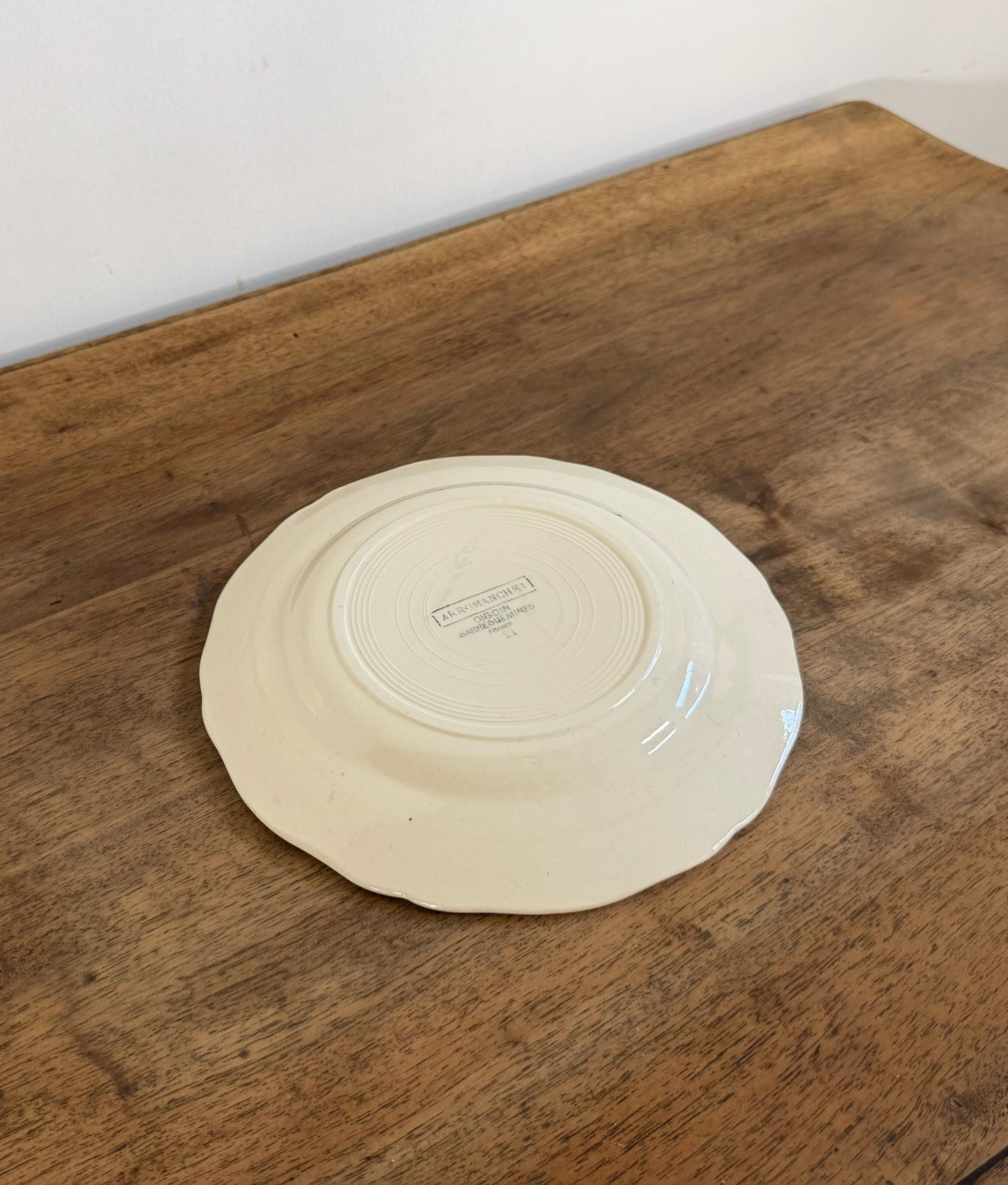 Sarreguemines"ARROMANCHES"Desert Plate