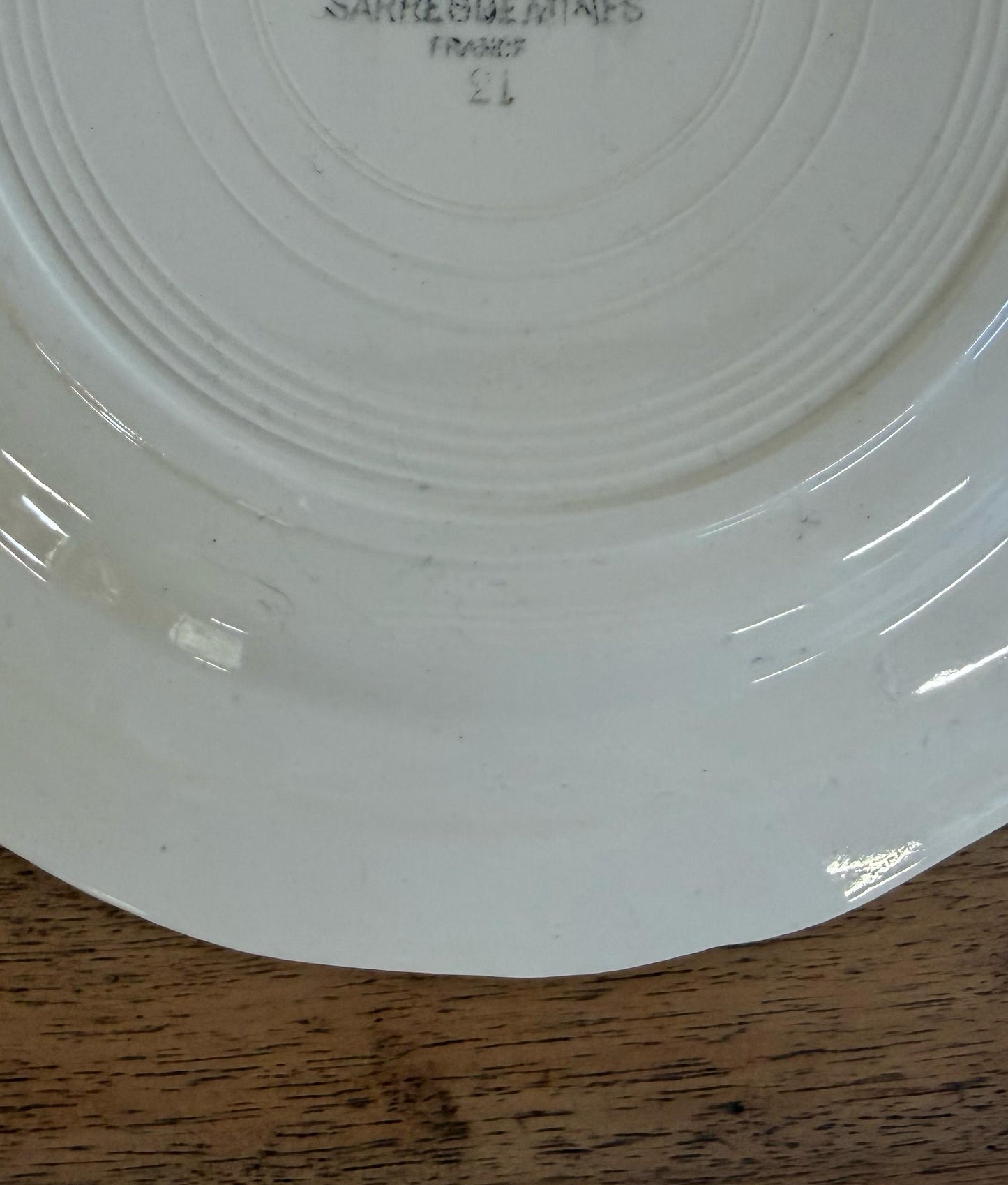 Sarreguemines"ARROMANCHES"Desert Plate