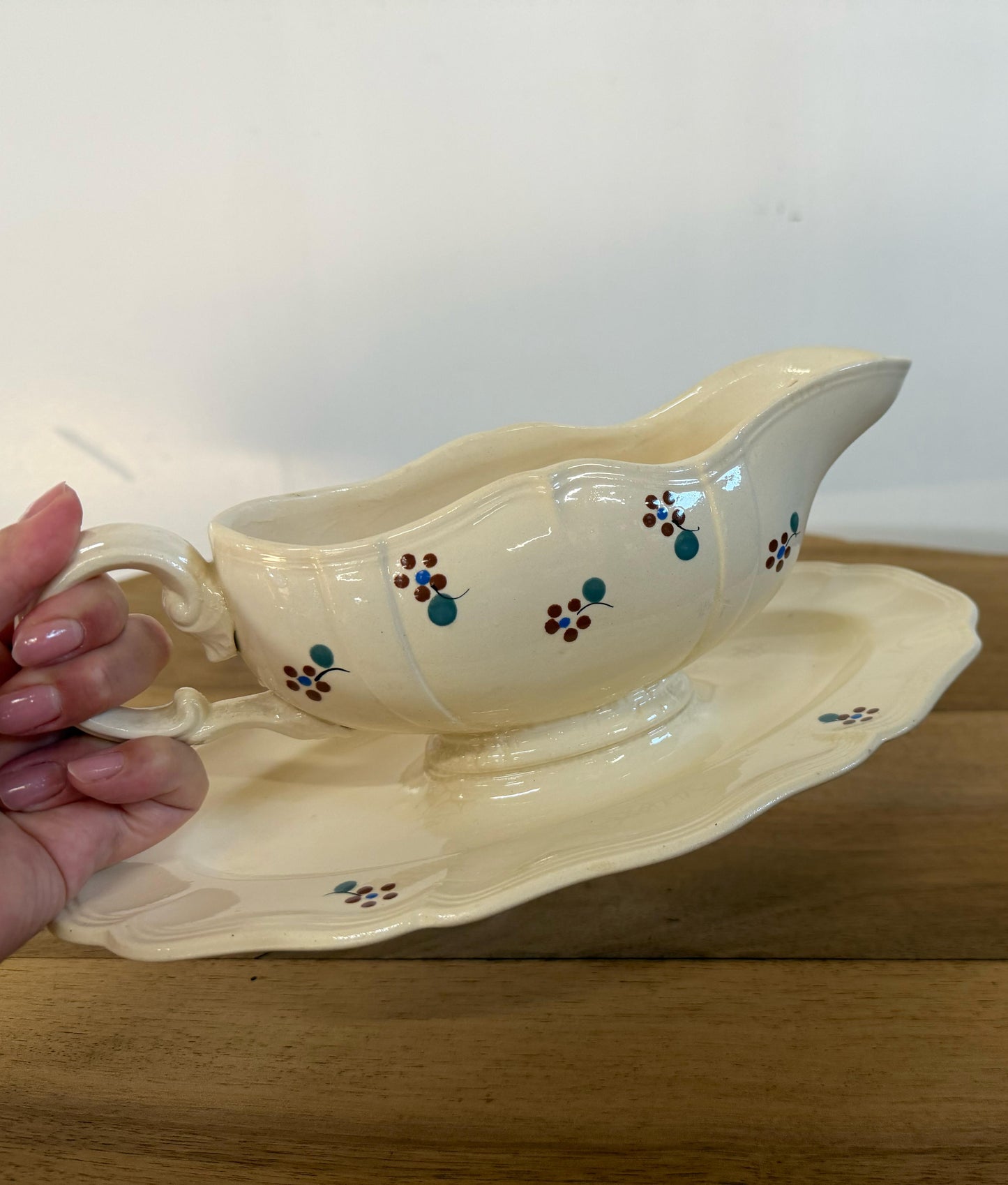 Sarreguemines"ARROMANCHES"Saucière