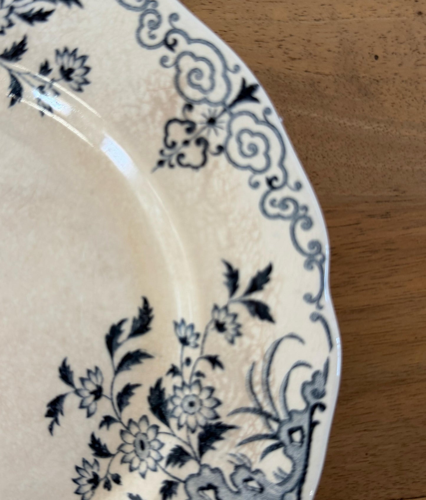 Sarreguemines"Moscou"Desert Plate