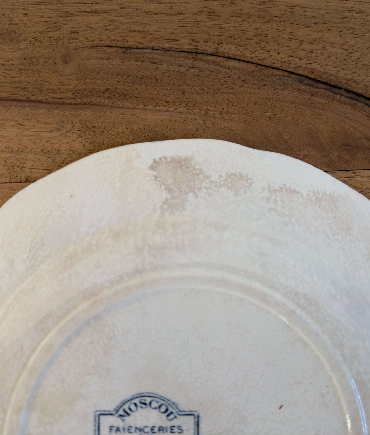 Sarreguemines"Moscou"Desert Plate