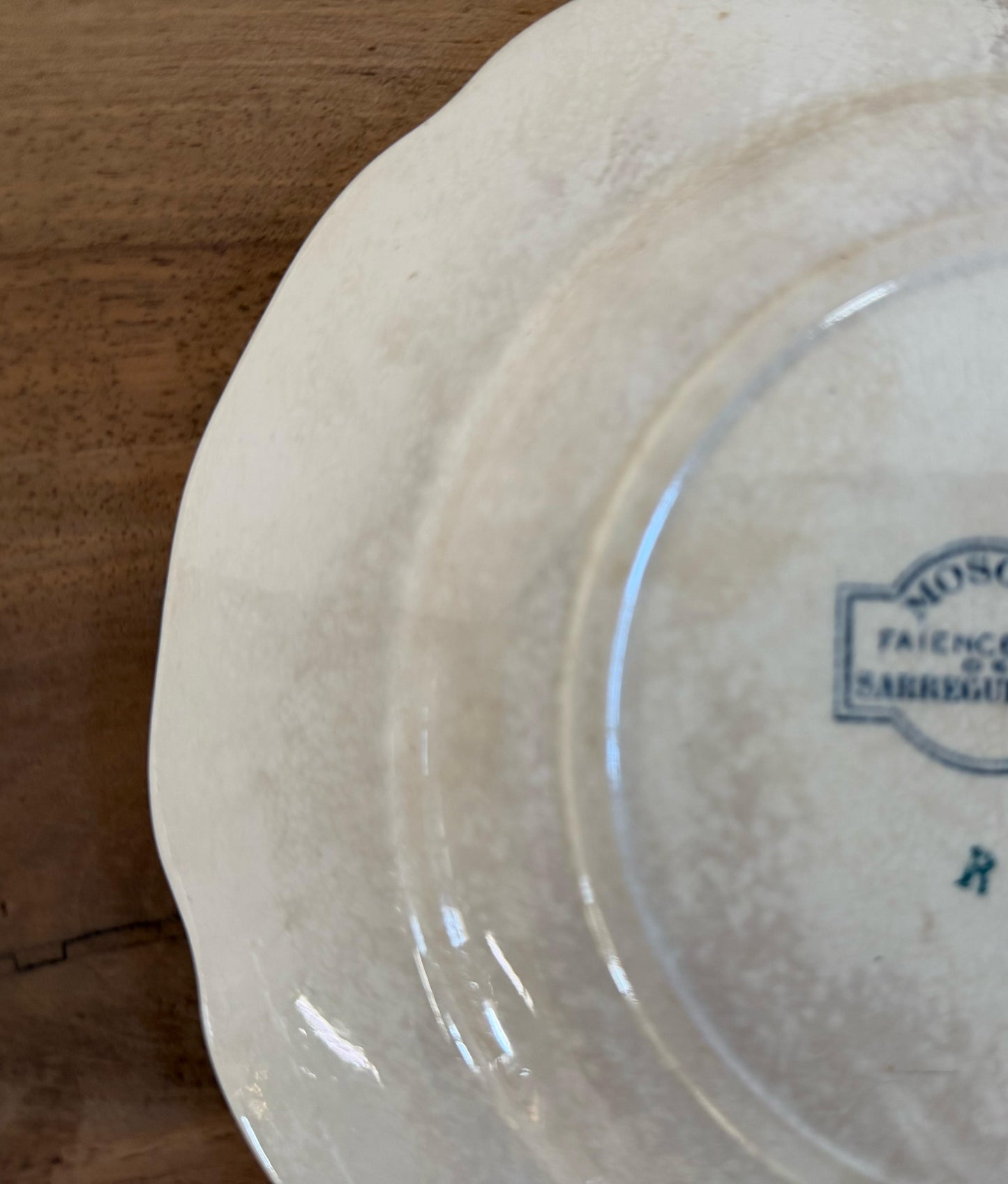 Sarreguemines"Moscou"Desert Plate