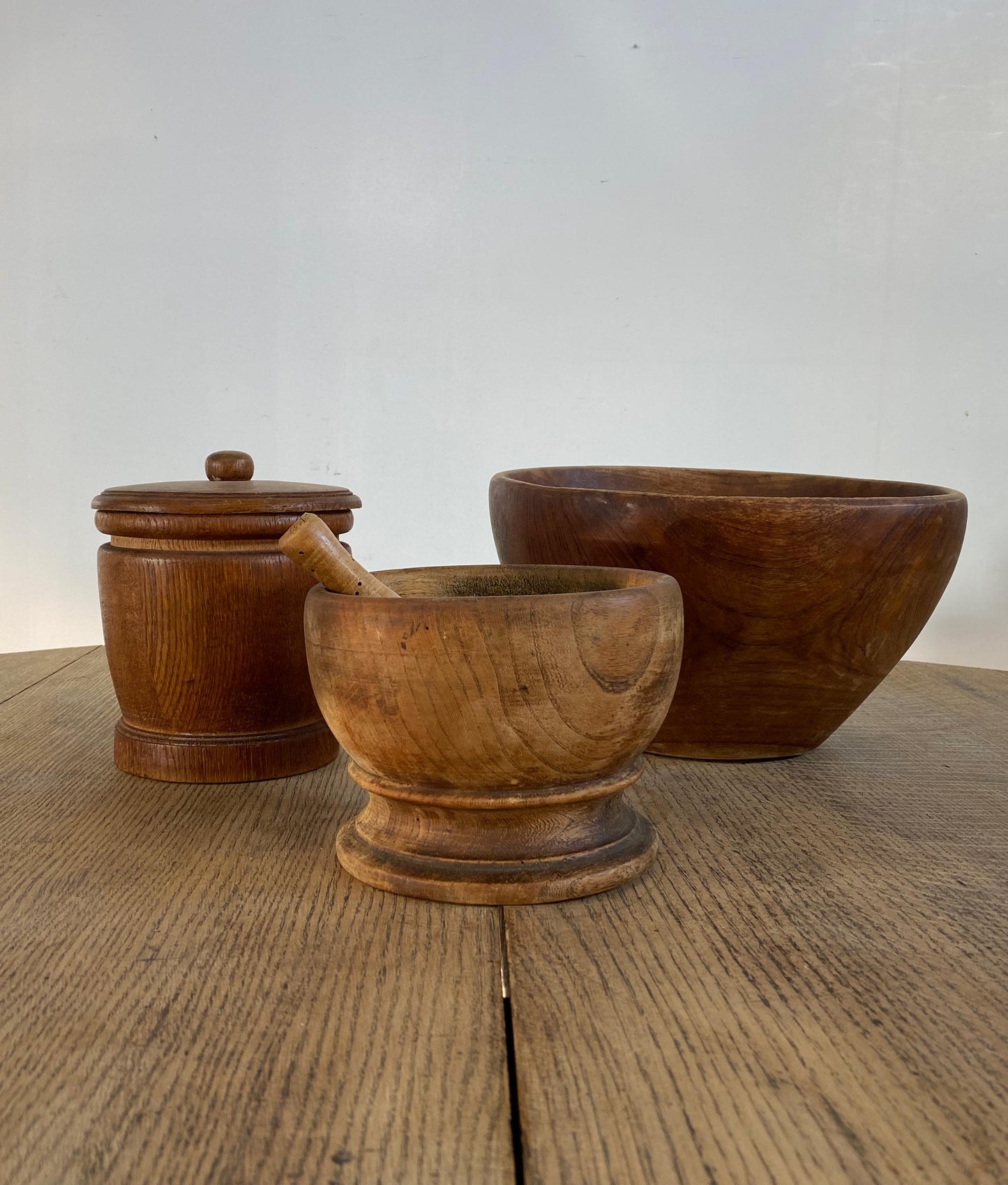Wooden Mortar&pestle