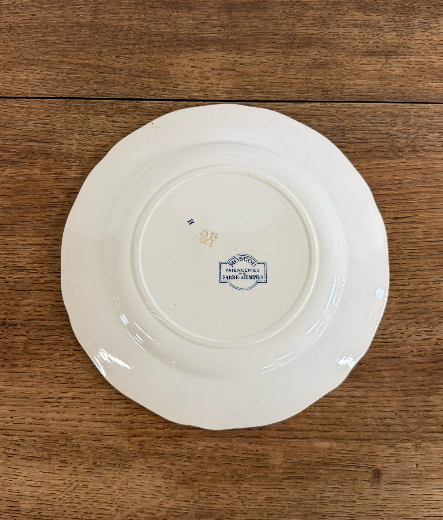 Sarreguemines"Moscou"Plate　