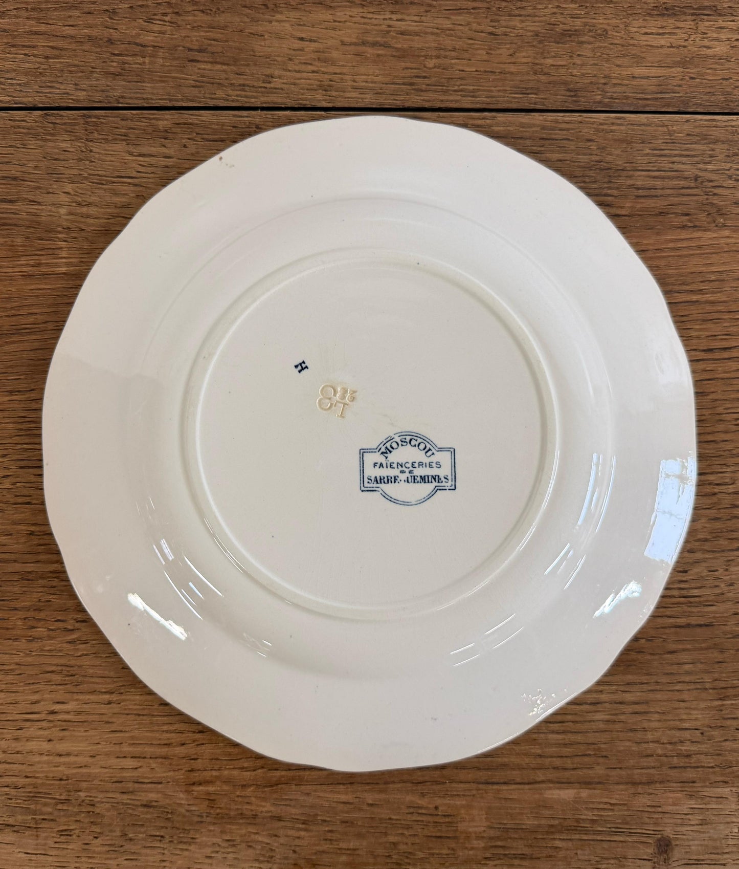 Sarreguemines"Moscou"Plate　