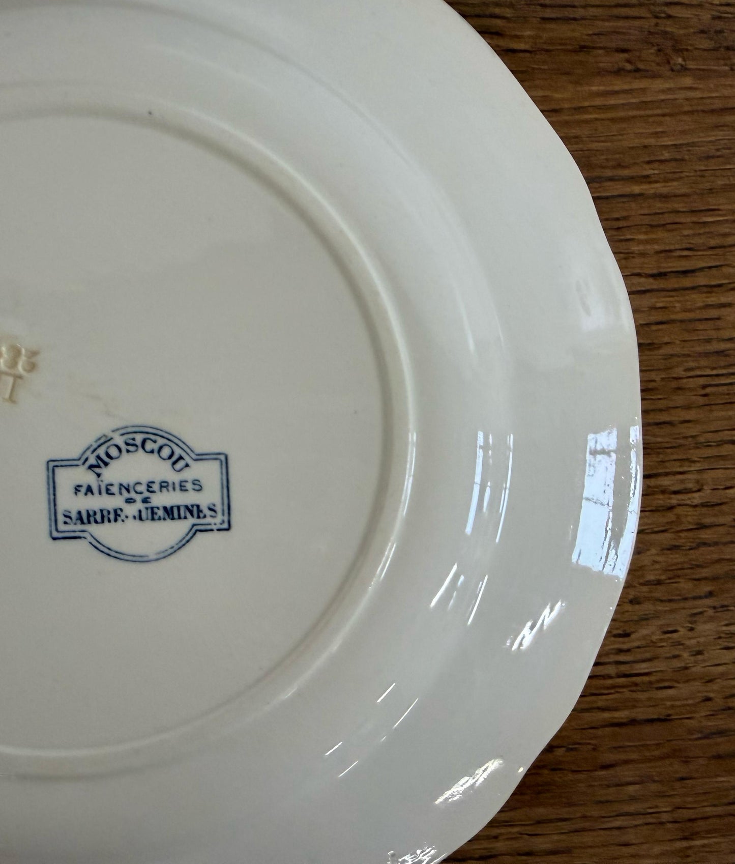 Sarreguemines"Moscou"Plate　