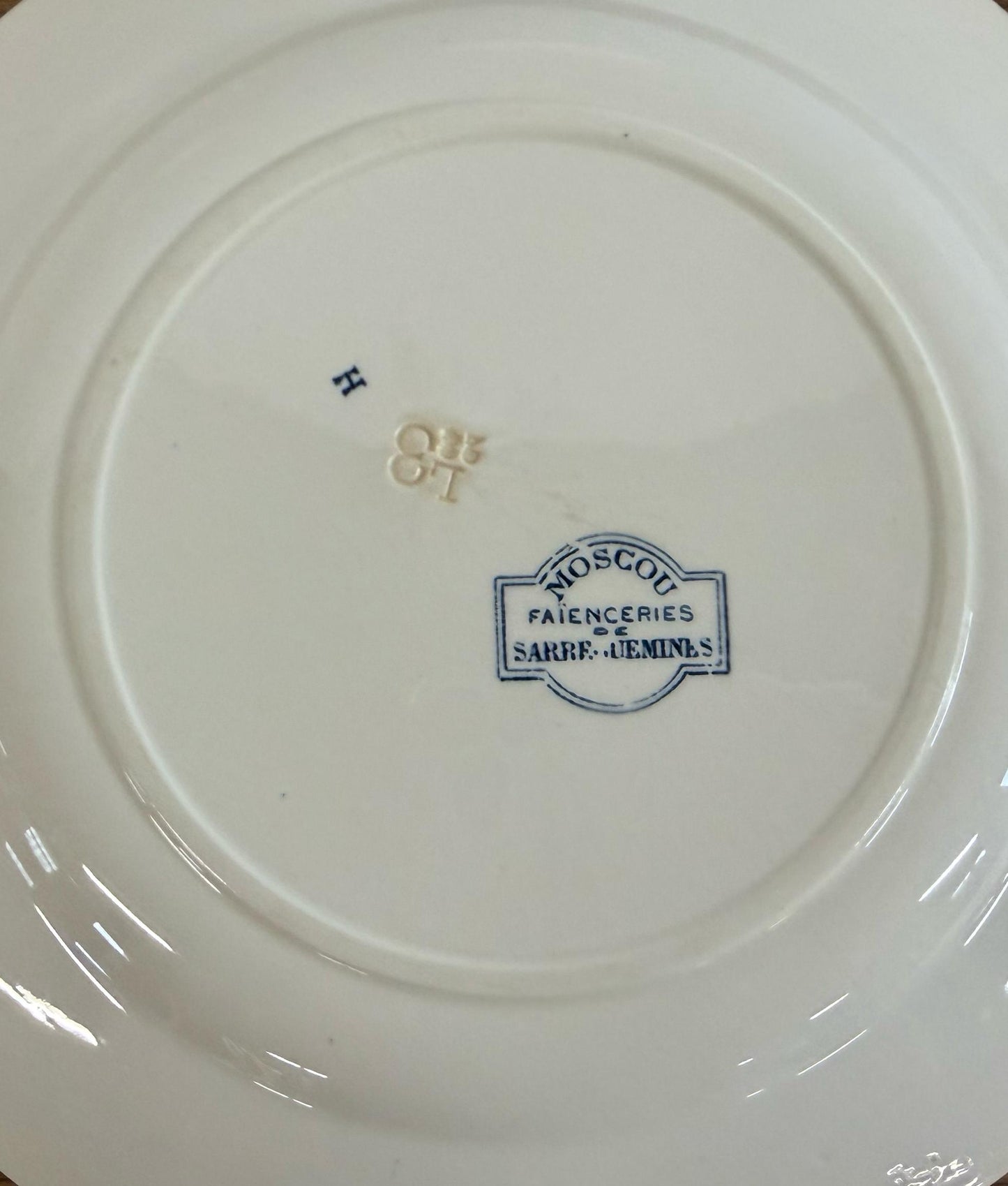 Sarreguemines"Moscou"Plate　
