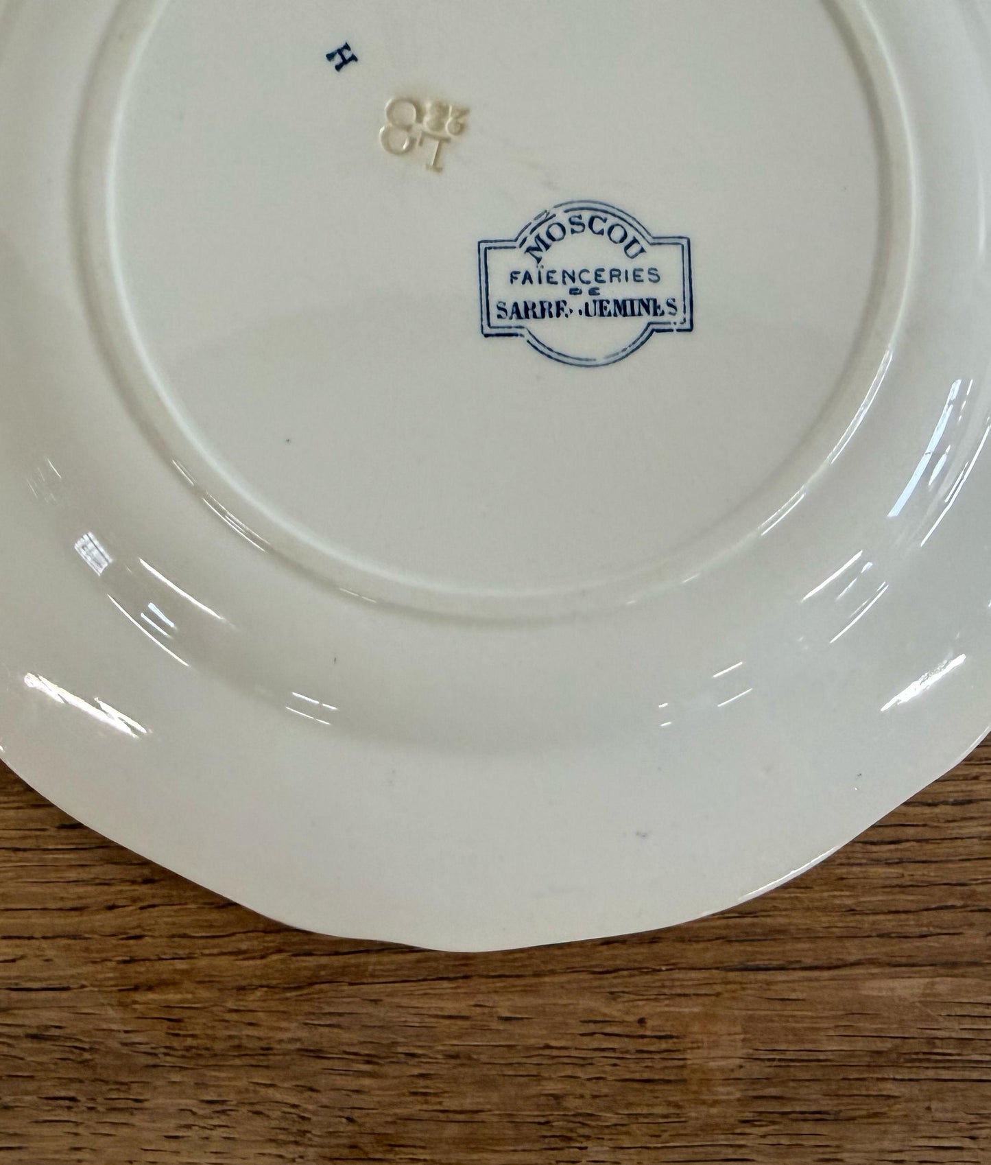 Sarreguemines"Moscou"Plate　