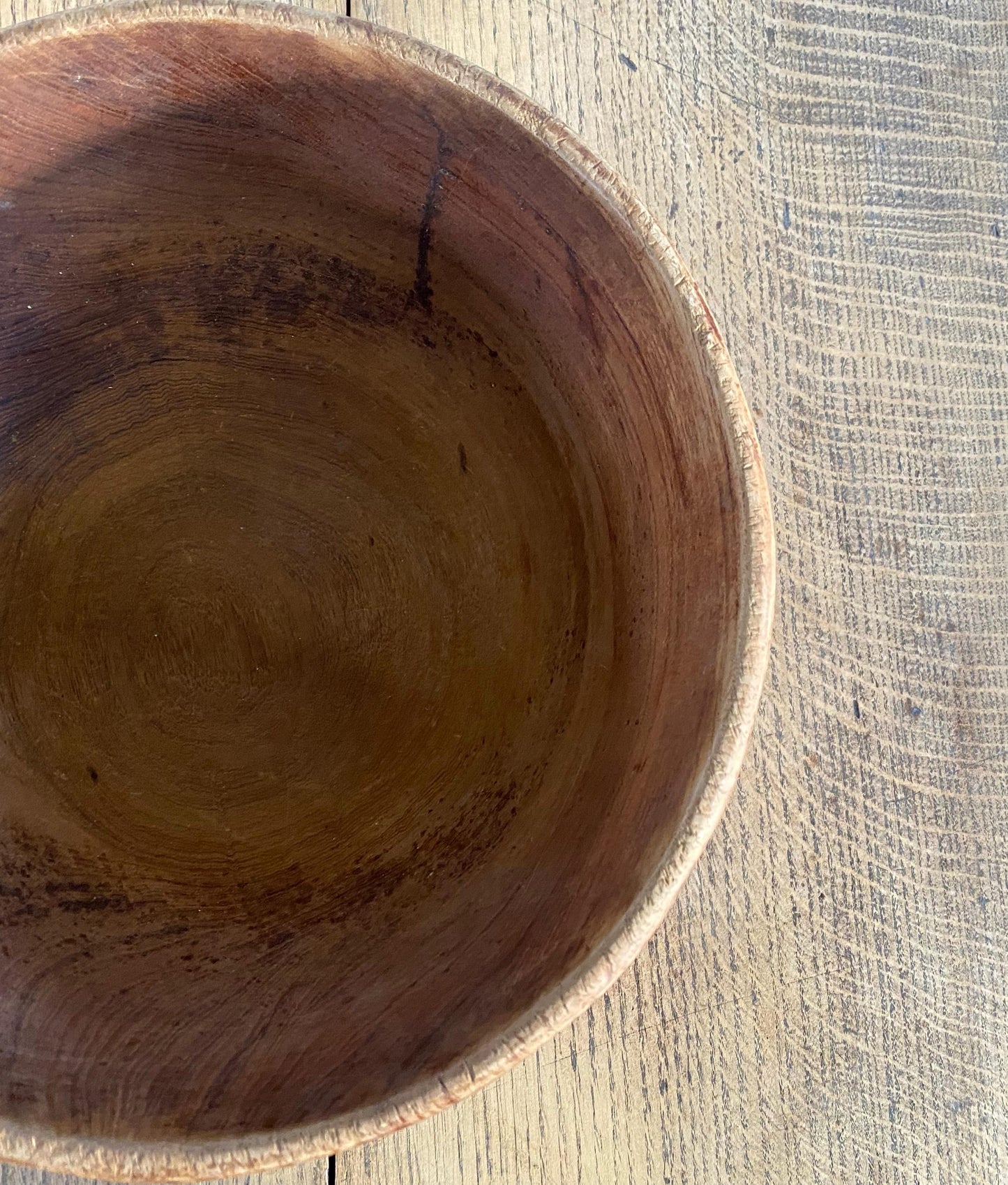 Wooden salad bowl