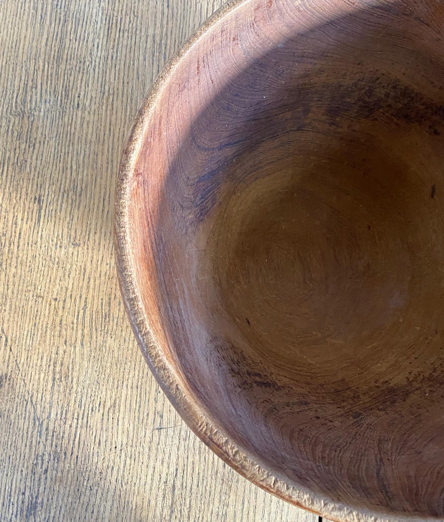 Wooden salad bowl