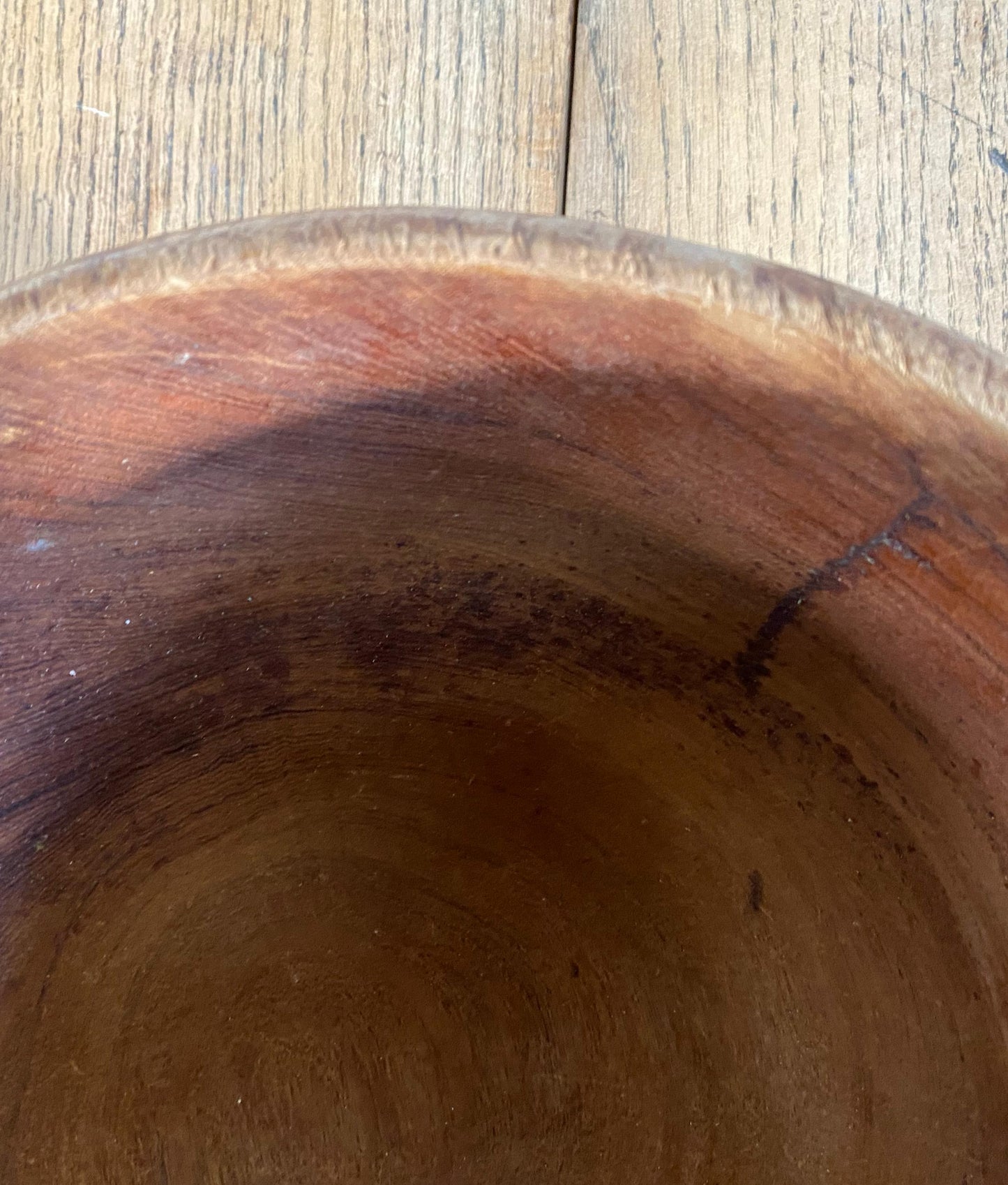 Wooden salad bowl