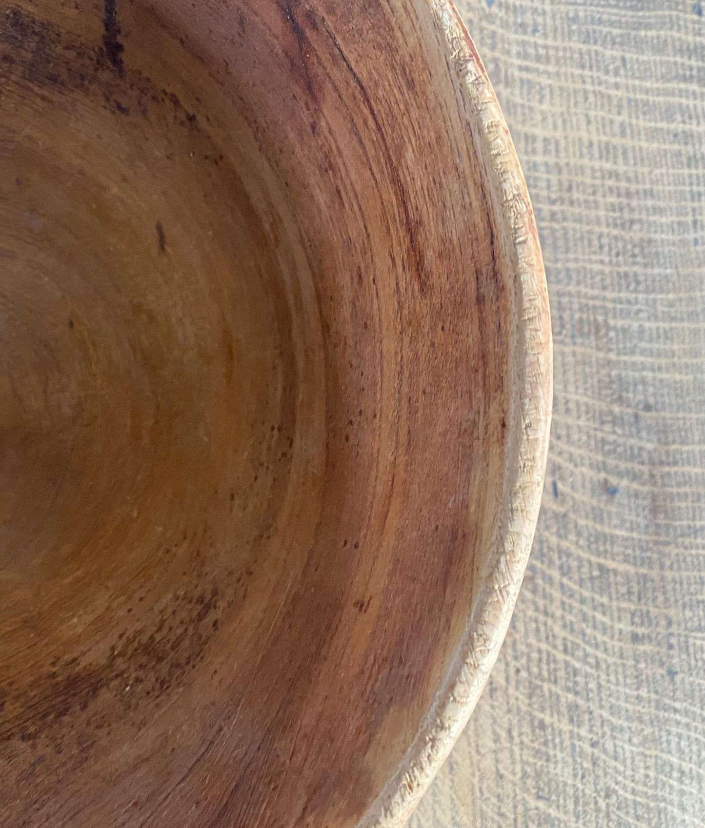 Wooden salad bowl