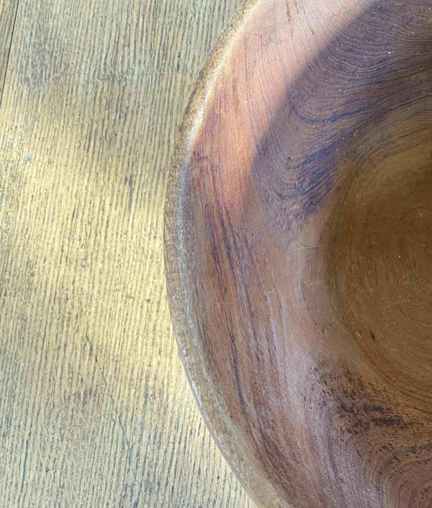 Wooden salad bowl