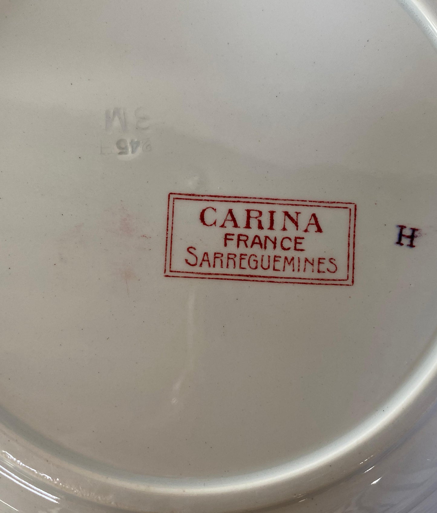 Sarreguemines"CARINA U&C"Soup Plate