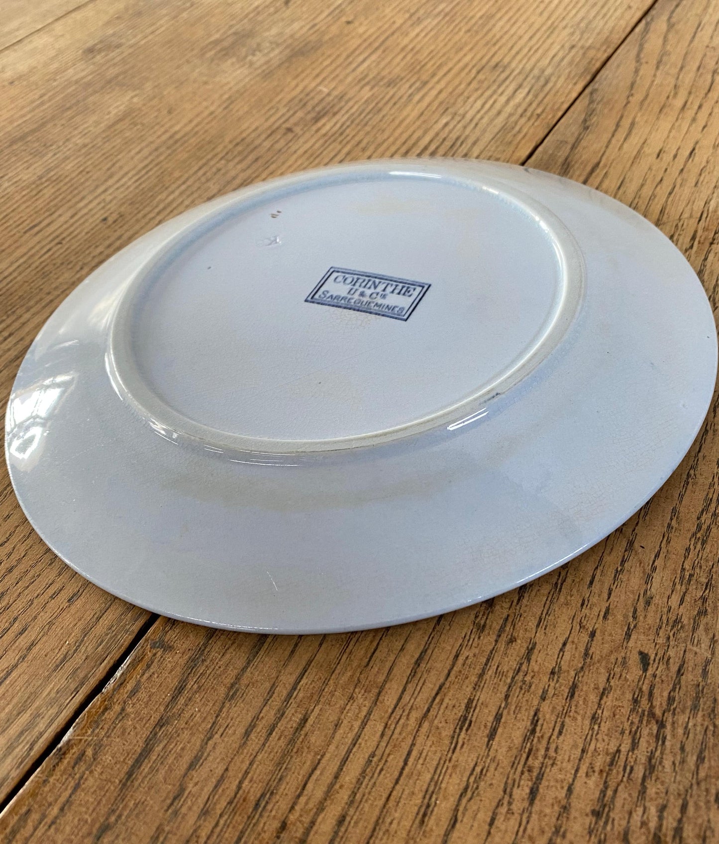 Sarreguemines"CORIN'THE  U&C"Dinner Plate B