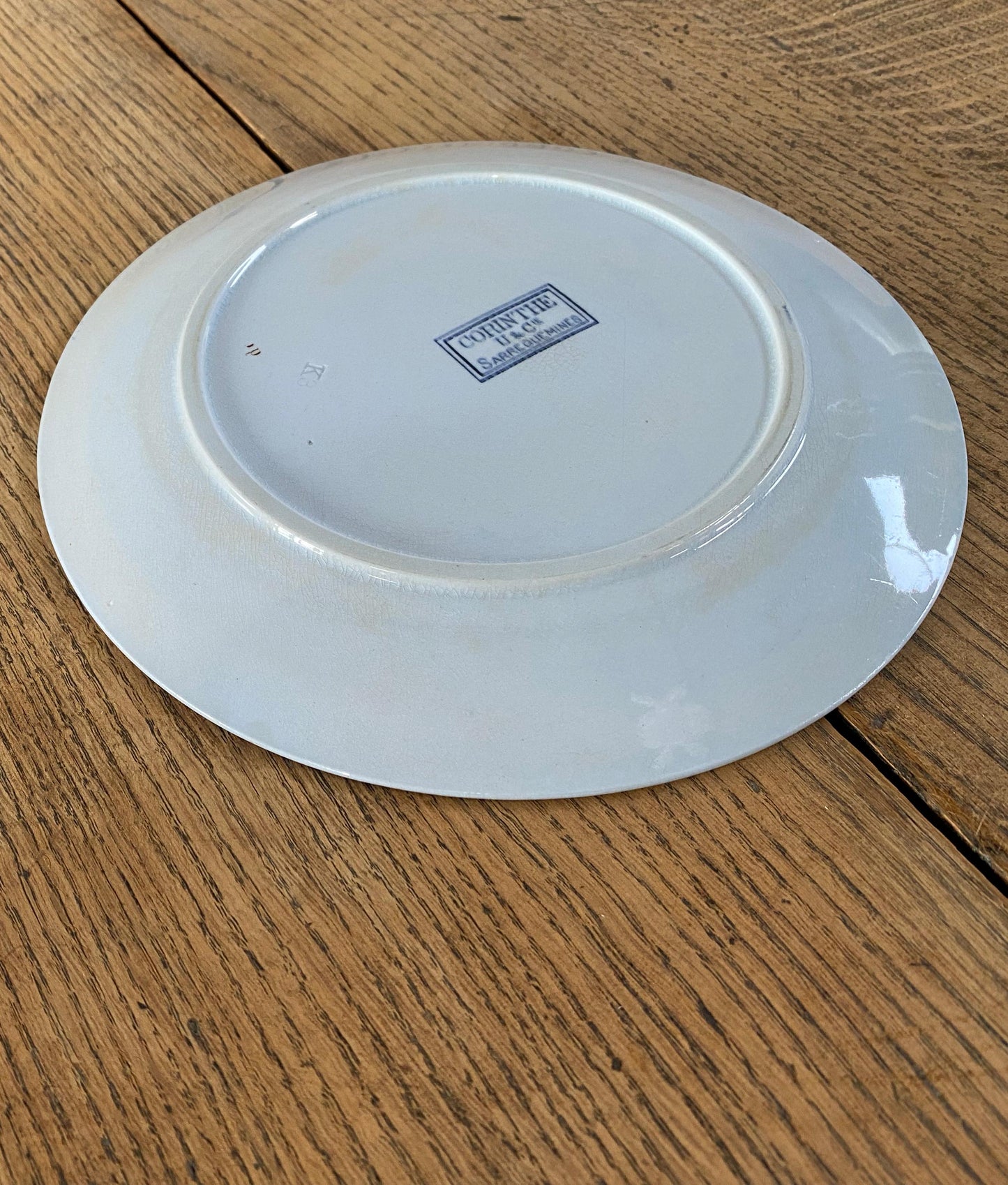 Sarreguemines"CORIN'THE  U&C"Dinner Plate B