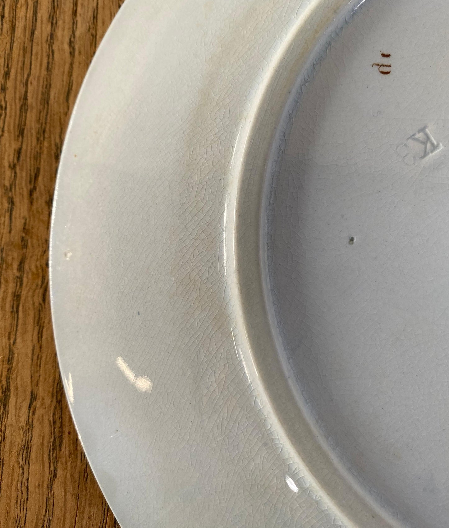 Sarreguemines"CORIN'THE  U&C"Dinner Plate B