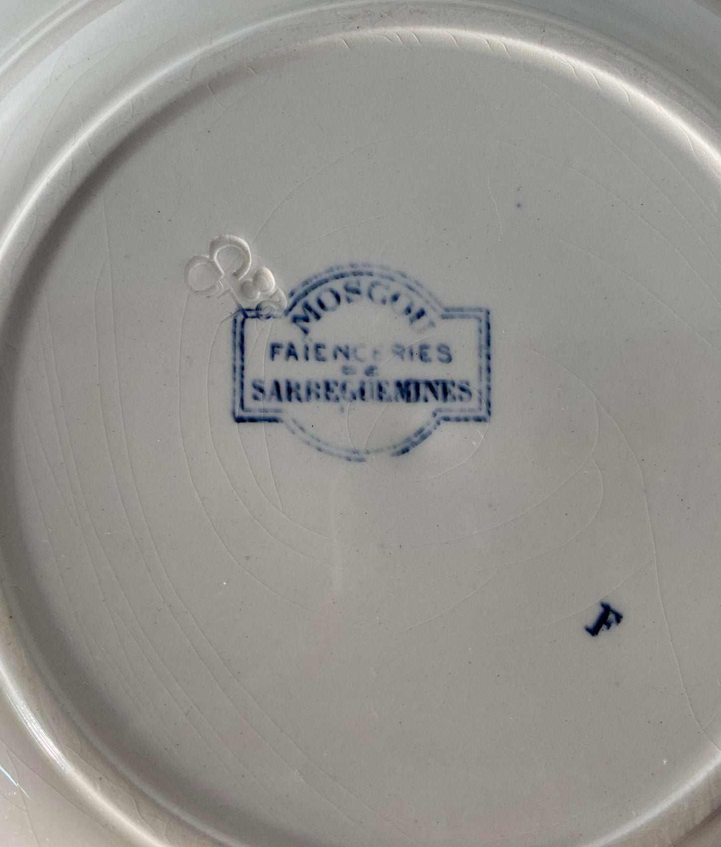 Sarreguemines"Moscou"Soup Plate