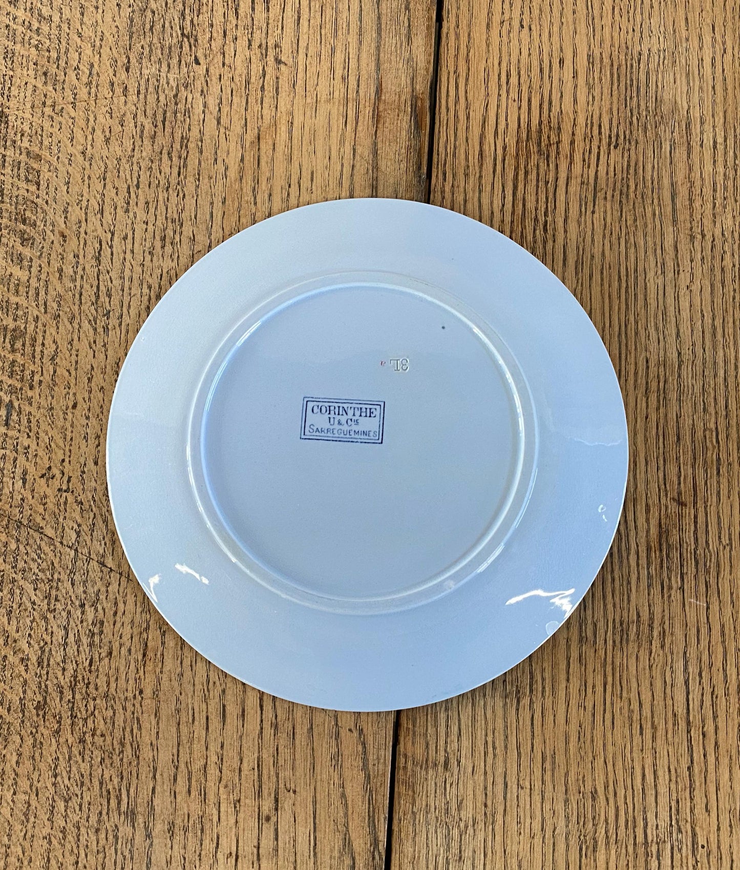 Sarreguemines"CORIN'THE  U&C"Dinner Plate A