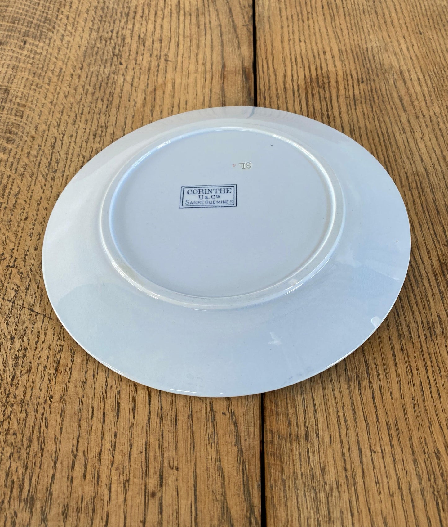 Sarreguemines"CORIN'THE  U&C"Dinner Plate A