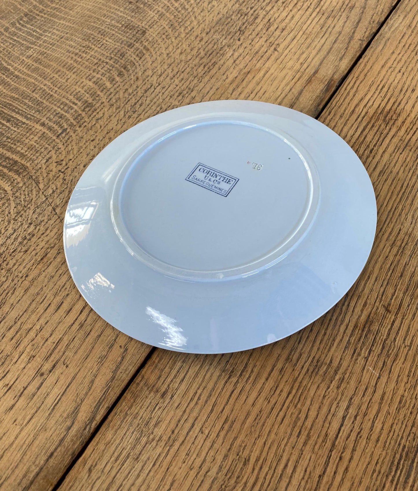 Sarreguemines"CORIN'THE  U&C"Dinner Plate A