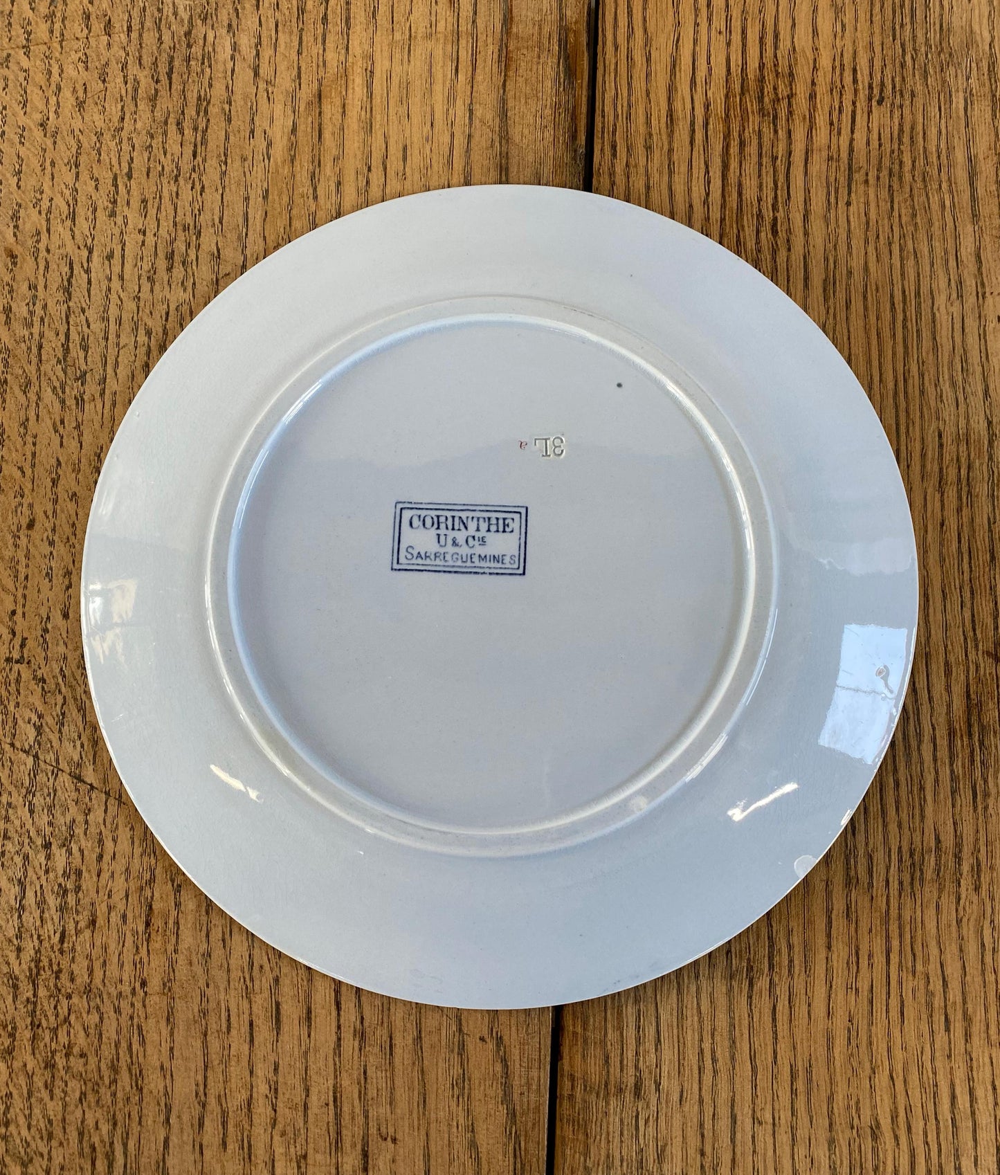 Sarreguemines"CORIN'THE  U&C"Dinner Plate A