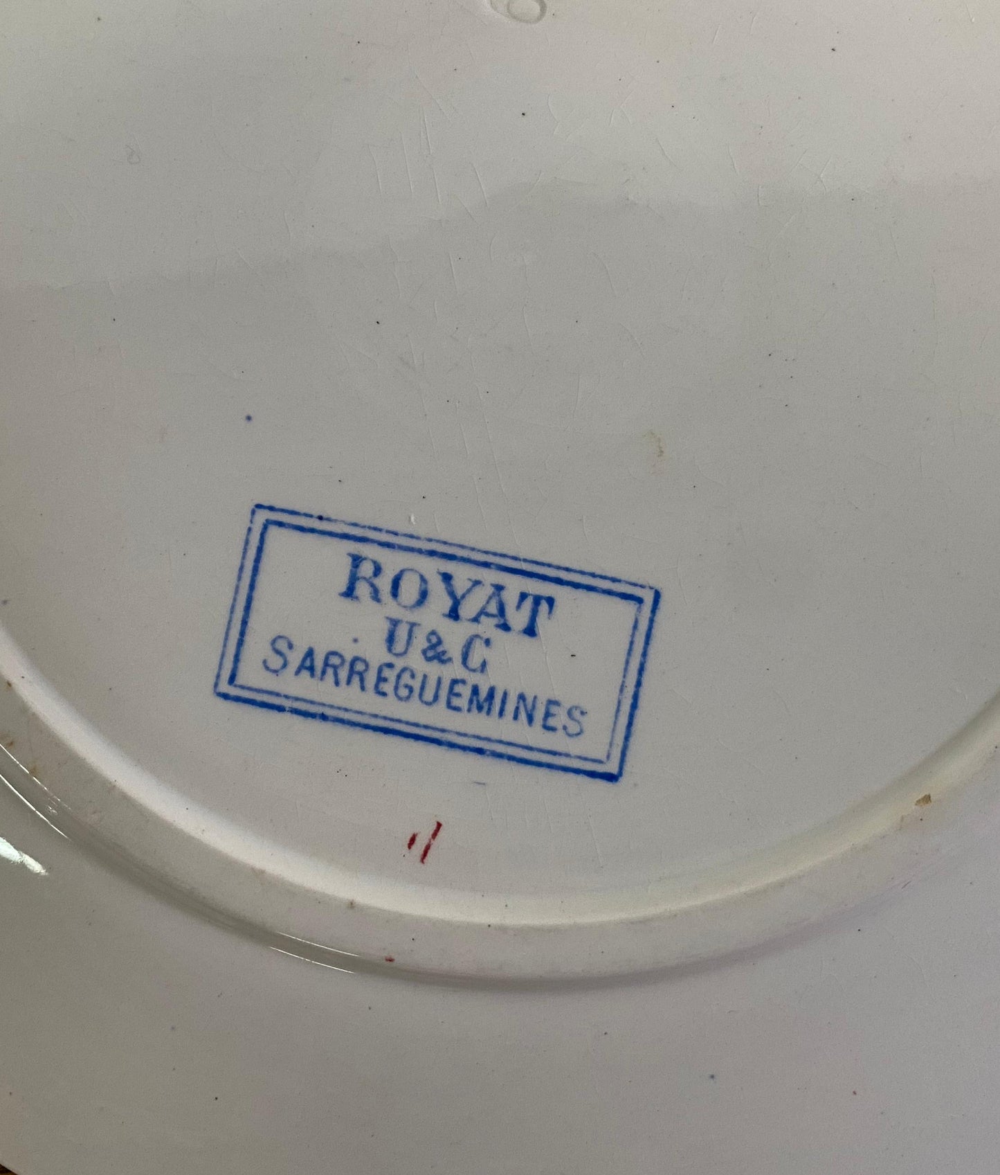 SARREGUEMINES"ROYAT" Dessert Plate