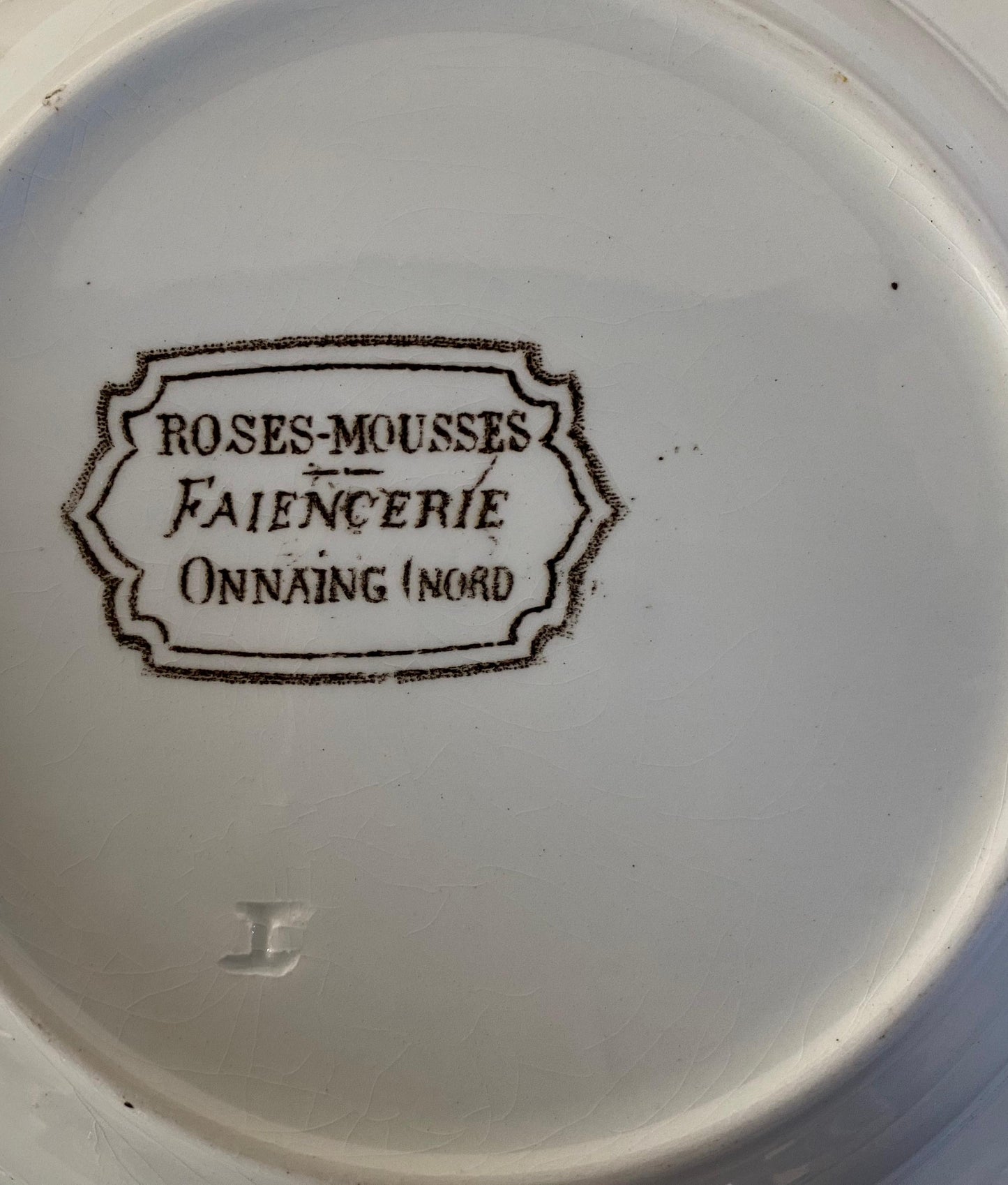 "ONNAING nord"Soup Plate