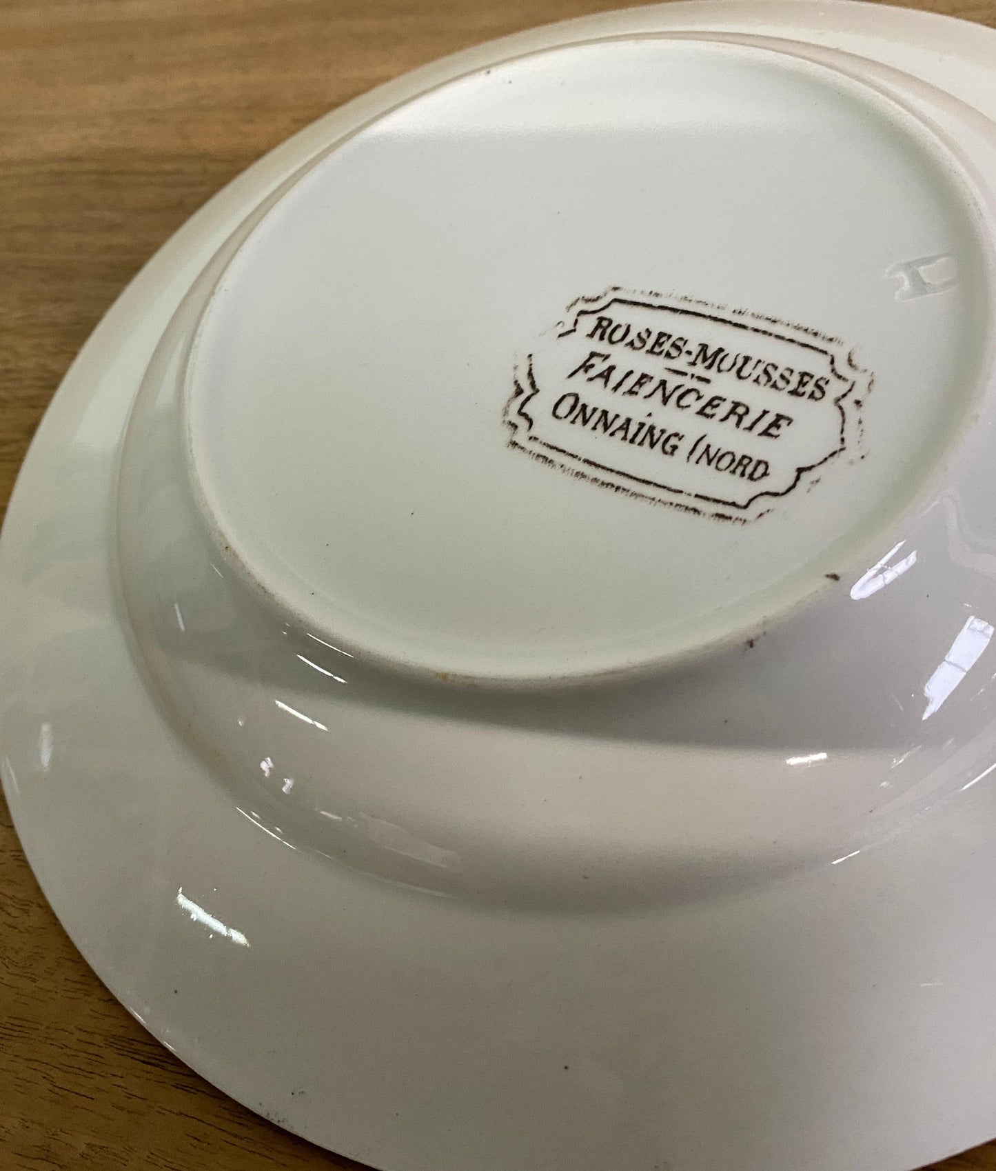 "ONNAING nord"Soup Plate