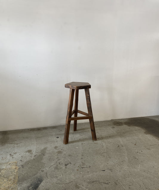 Brutalist High Stool / Olavi Hanninen for Aranjou