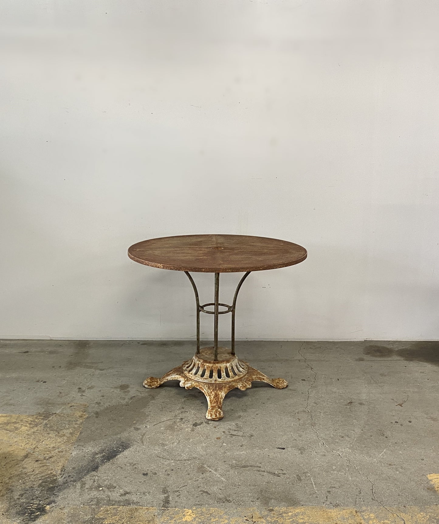 Cast Iron Round Bistro Table