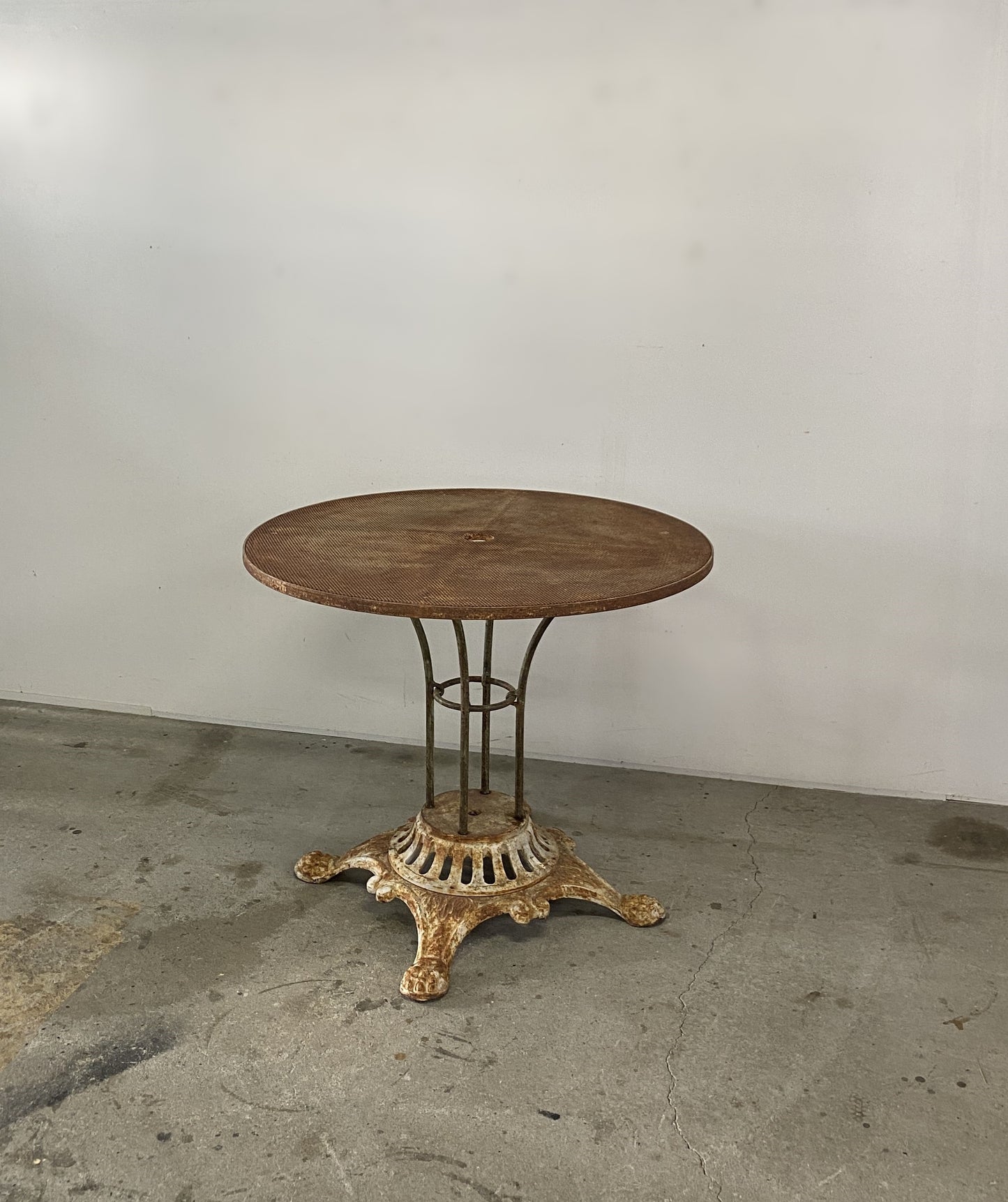 Cast Iron Round Bistro Table