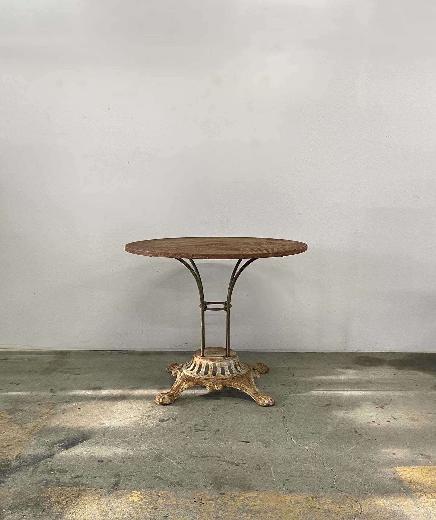 Cast Iron Round Bistro Table