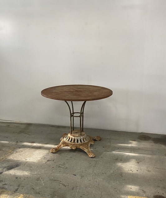 Cast Iron Round Bistro Table