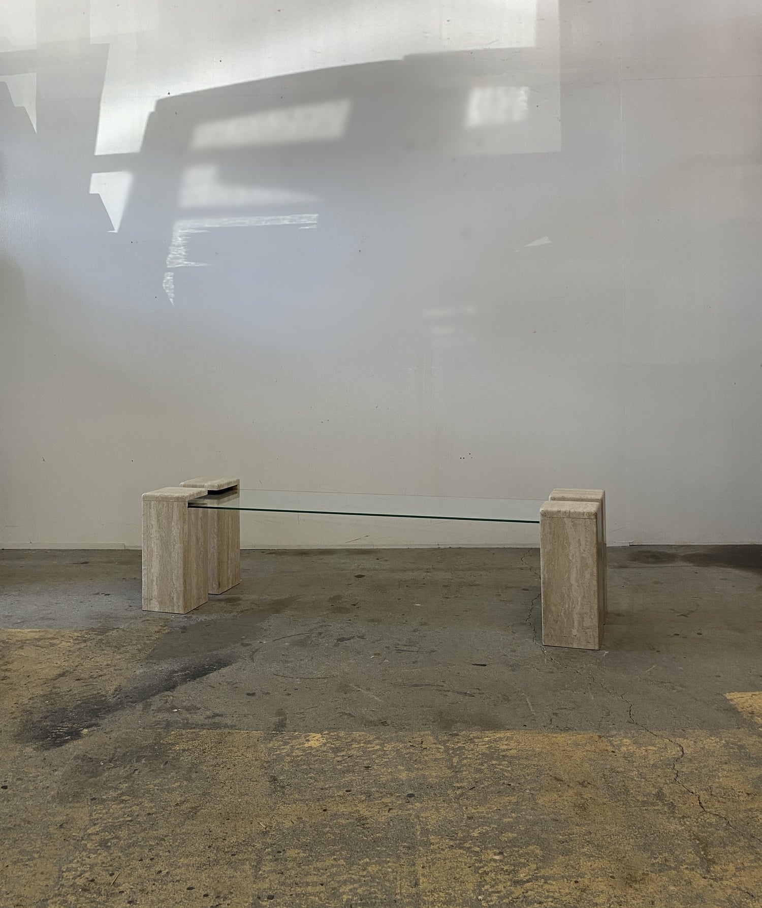 Italian Travertine Table イタリア ビンテージ テーブル