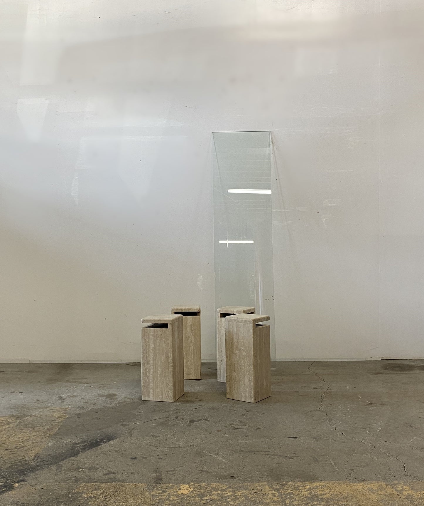 Italian Travertine Coffee Table