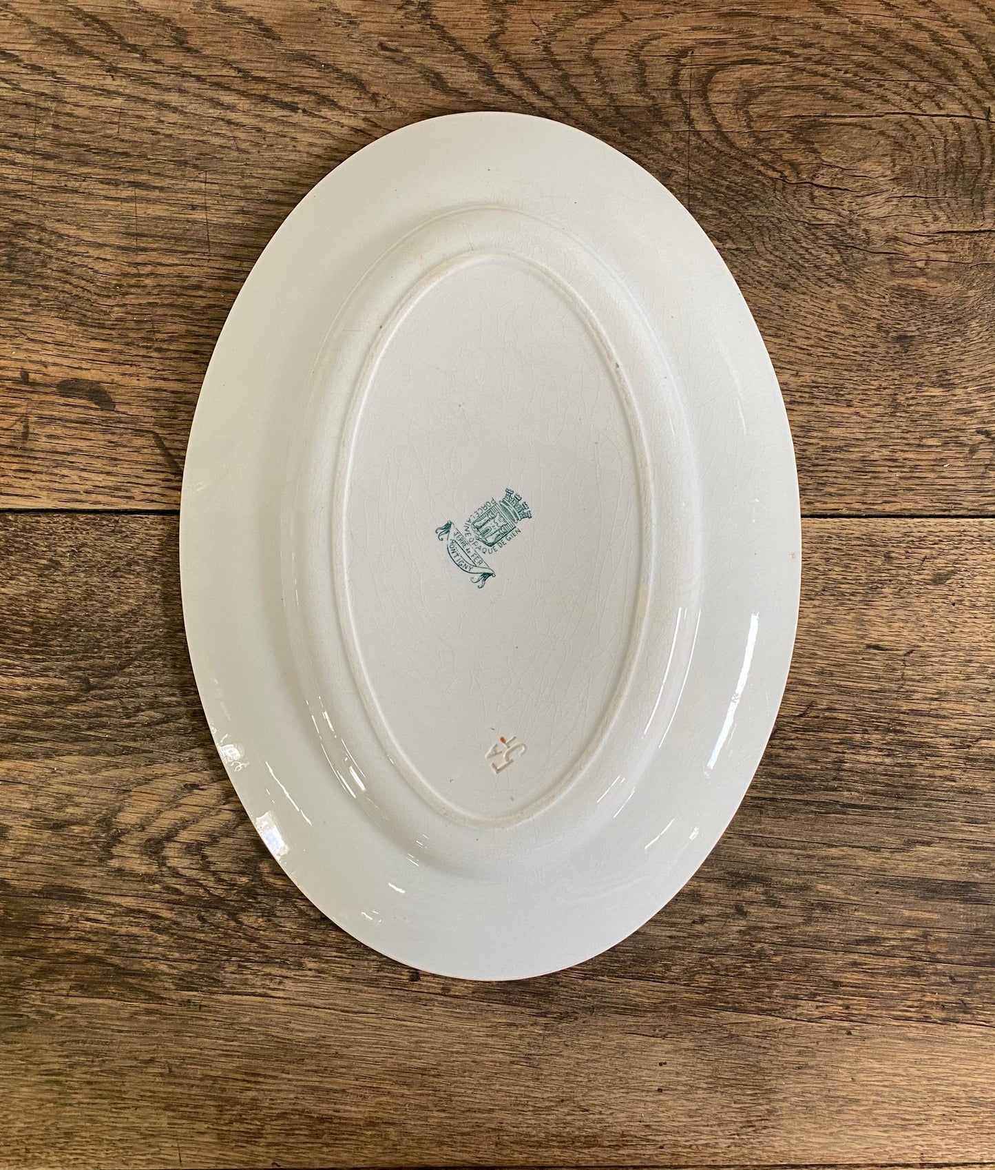 "GIEN" Oval Plate