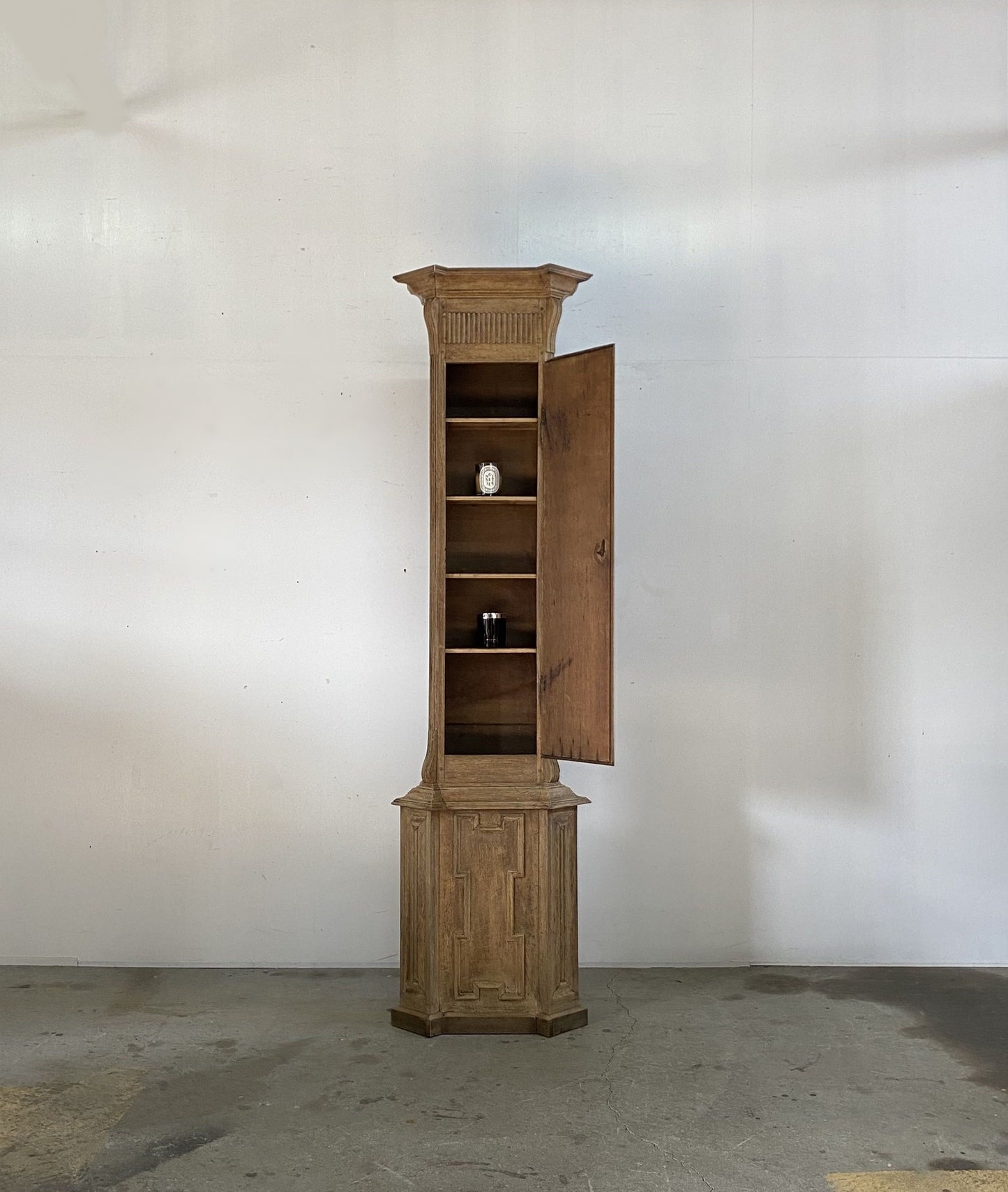 Oak Narrow Cabinet