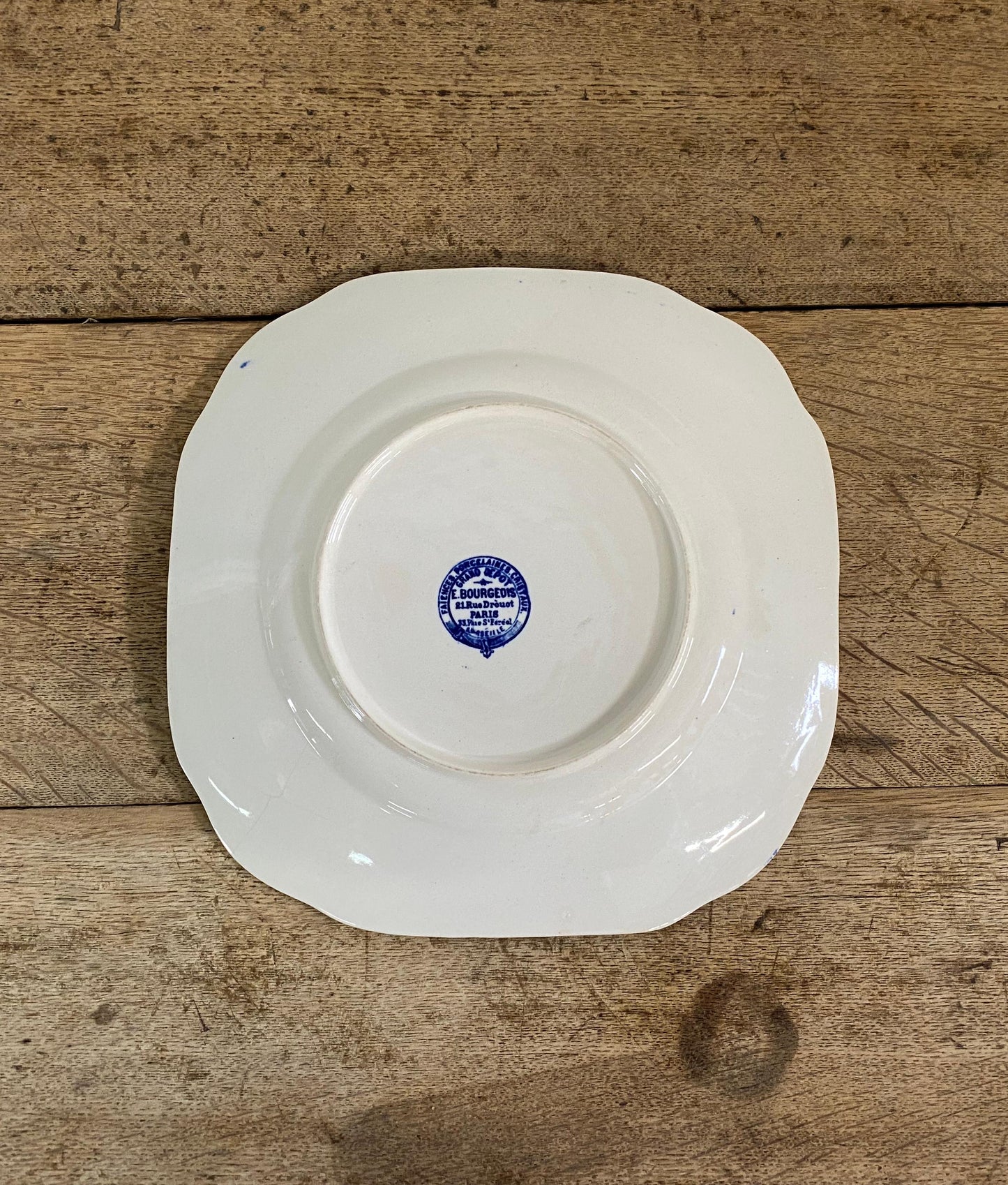 "E.BOURGEOIS "Dinner Plate