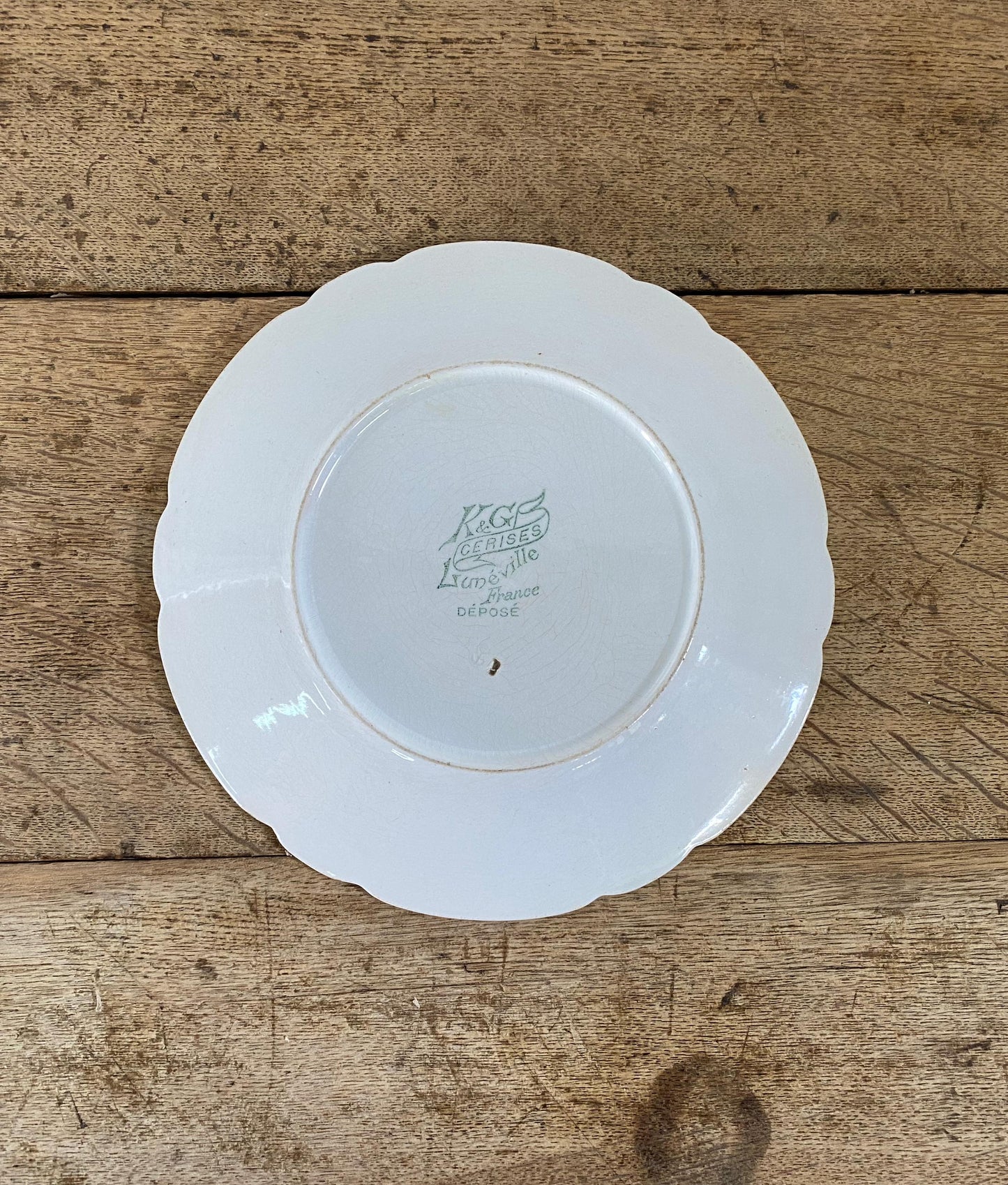 "Lunéville "Desert Plate