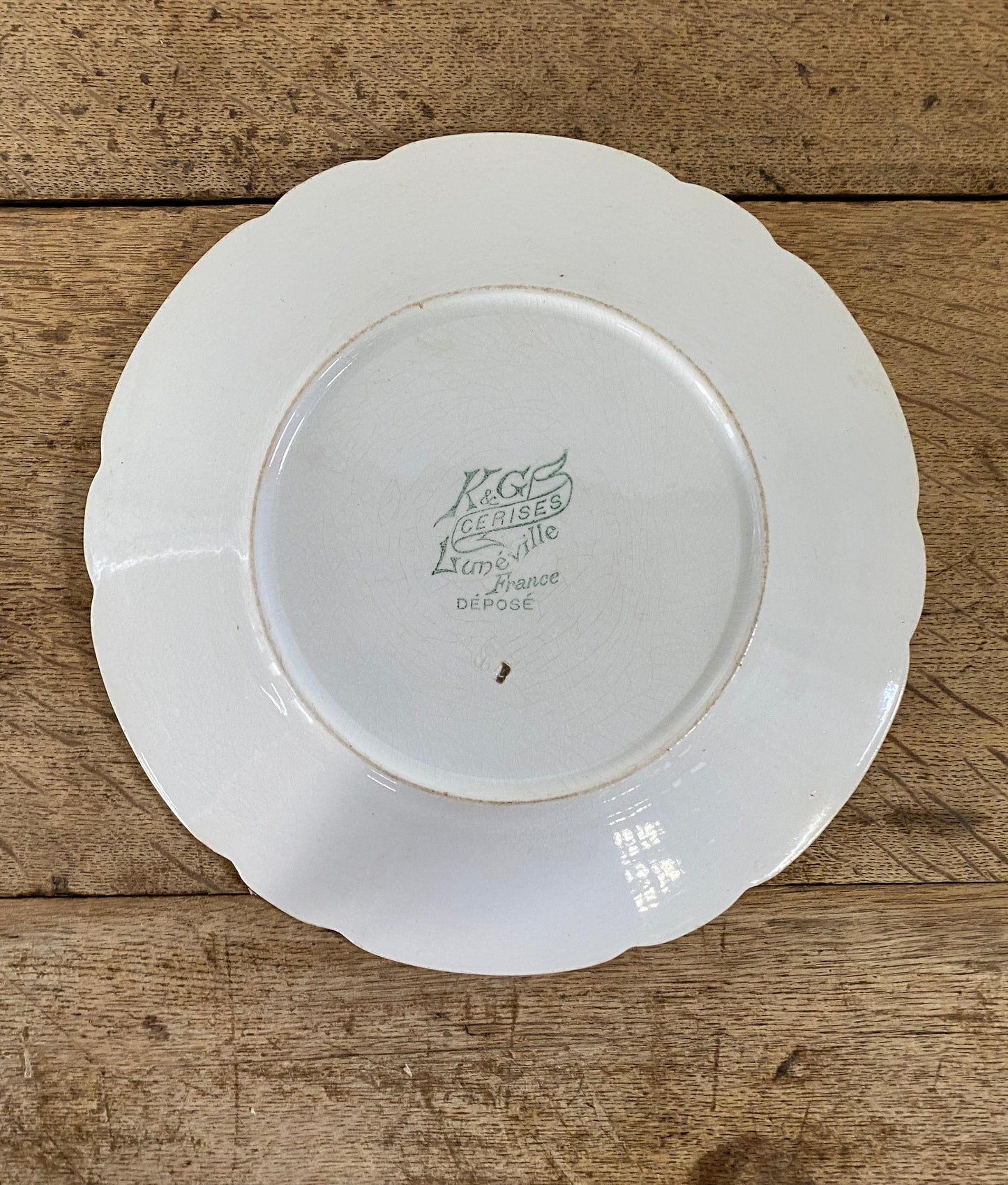 "Lunéville "Desert Plate