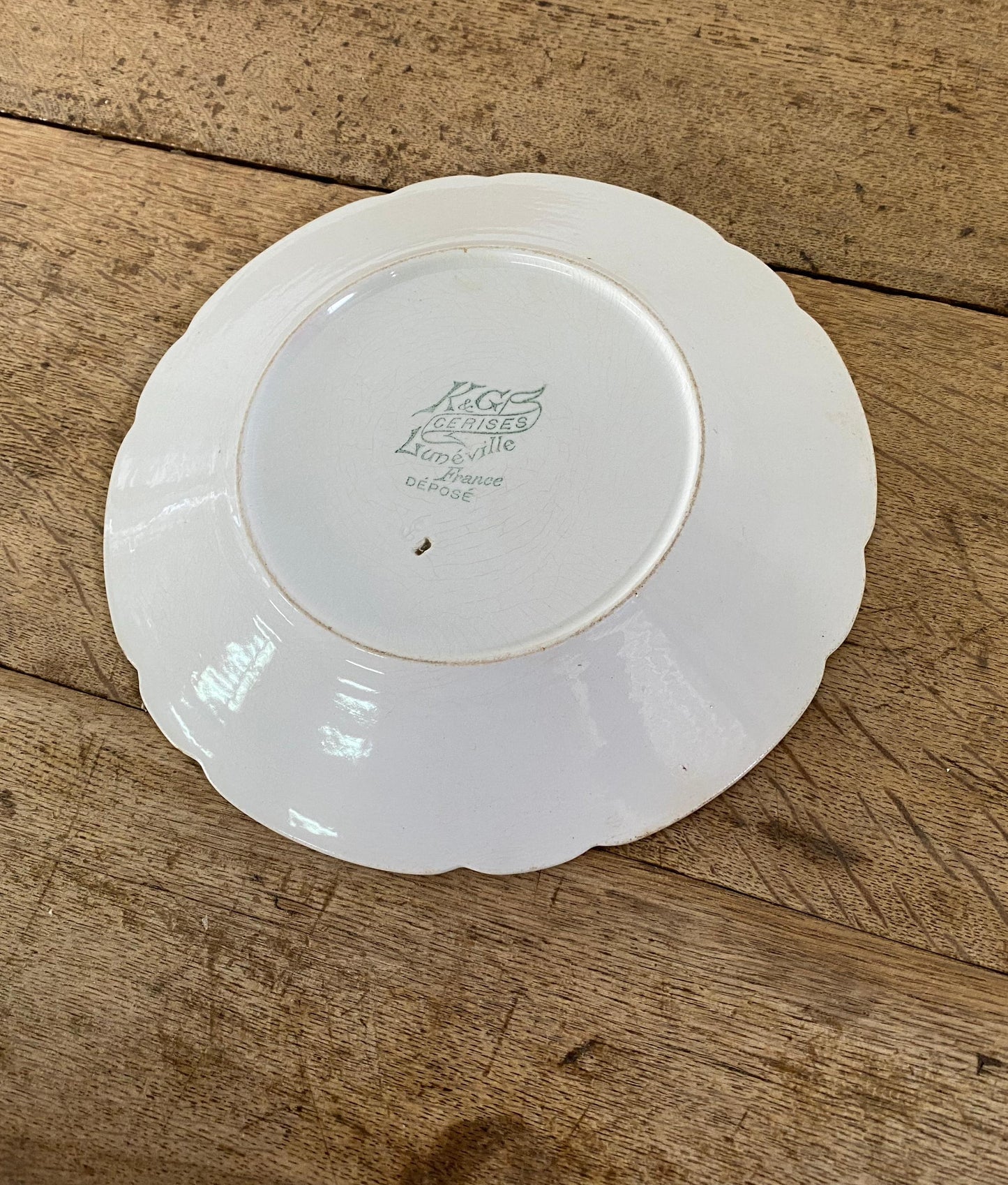 "Lunéville "Desert Plate