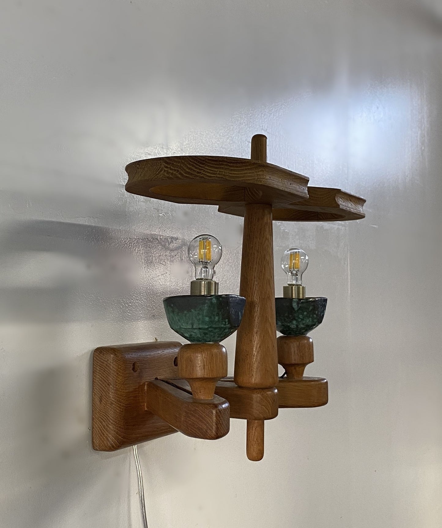 ”Guillerme & Chambron” Ceramic Wall Lamp