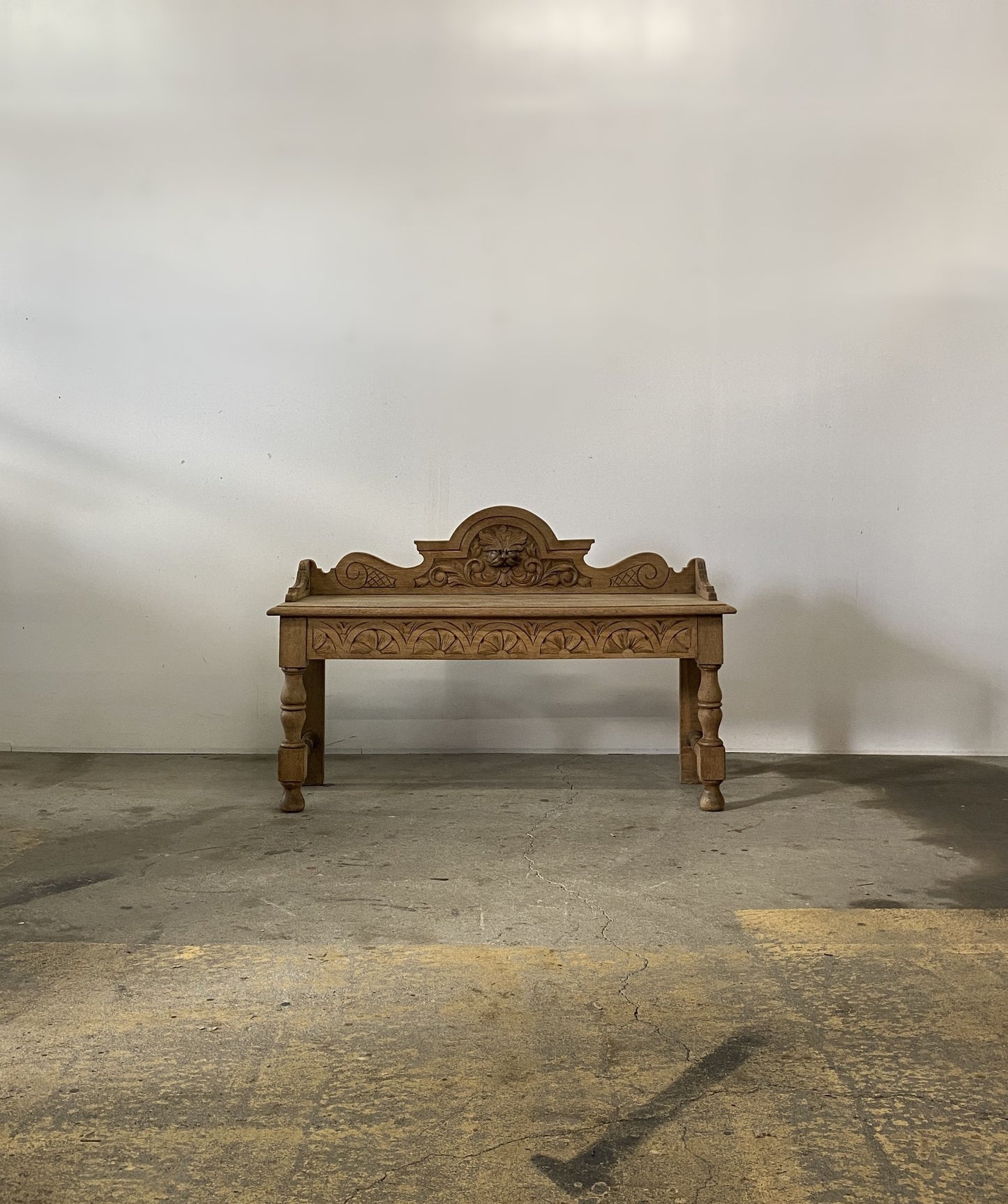 Carved Oak Hall Table